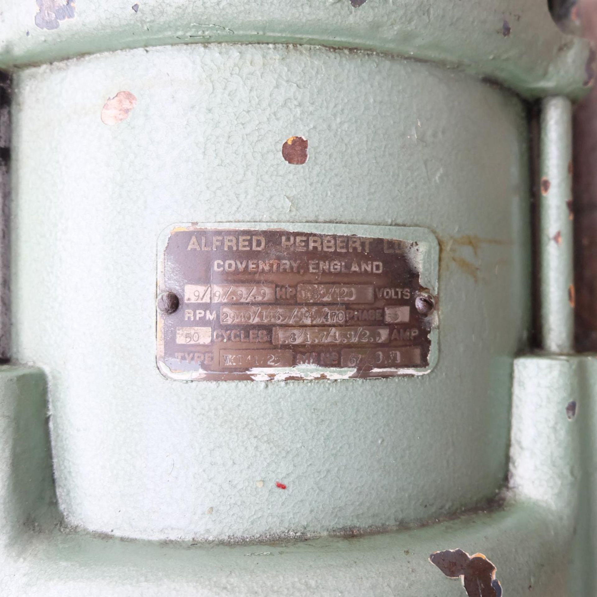 Herbert Drill Head. 8 Speeds 74 - 2850rpm. 3 Morse Taper. With Power Down Feed. - Image 6 of 7