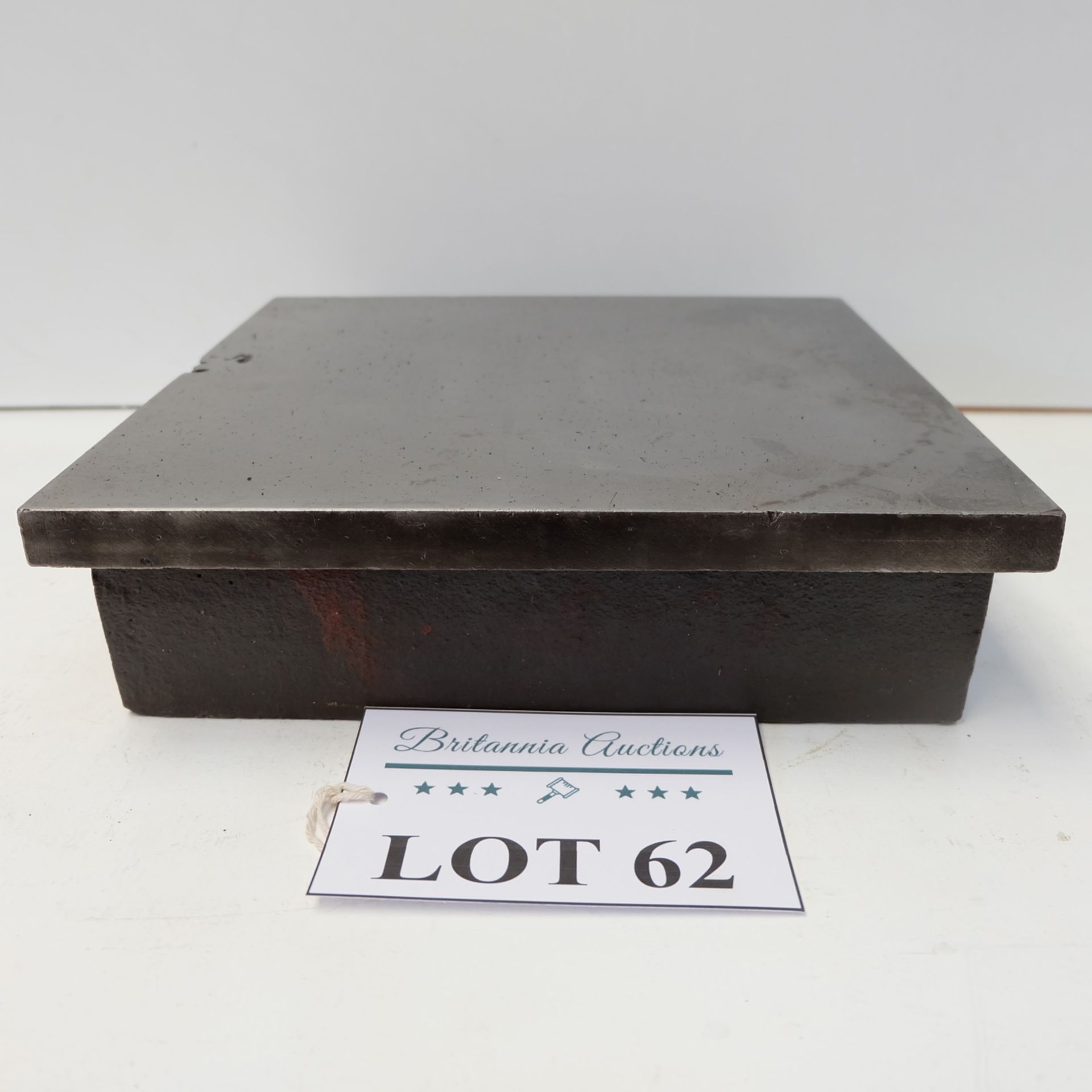Cast Iron Surface Plate. 310mm x 310mm Approx. - Image 4 of 4