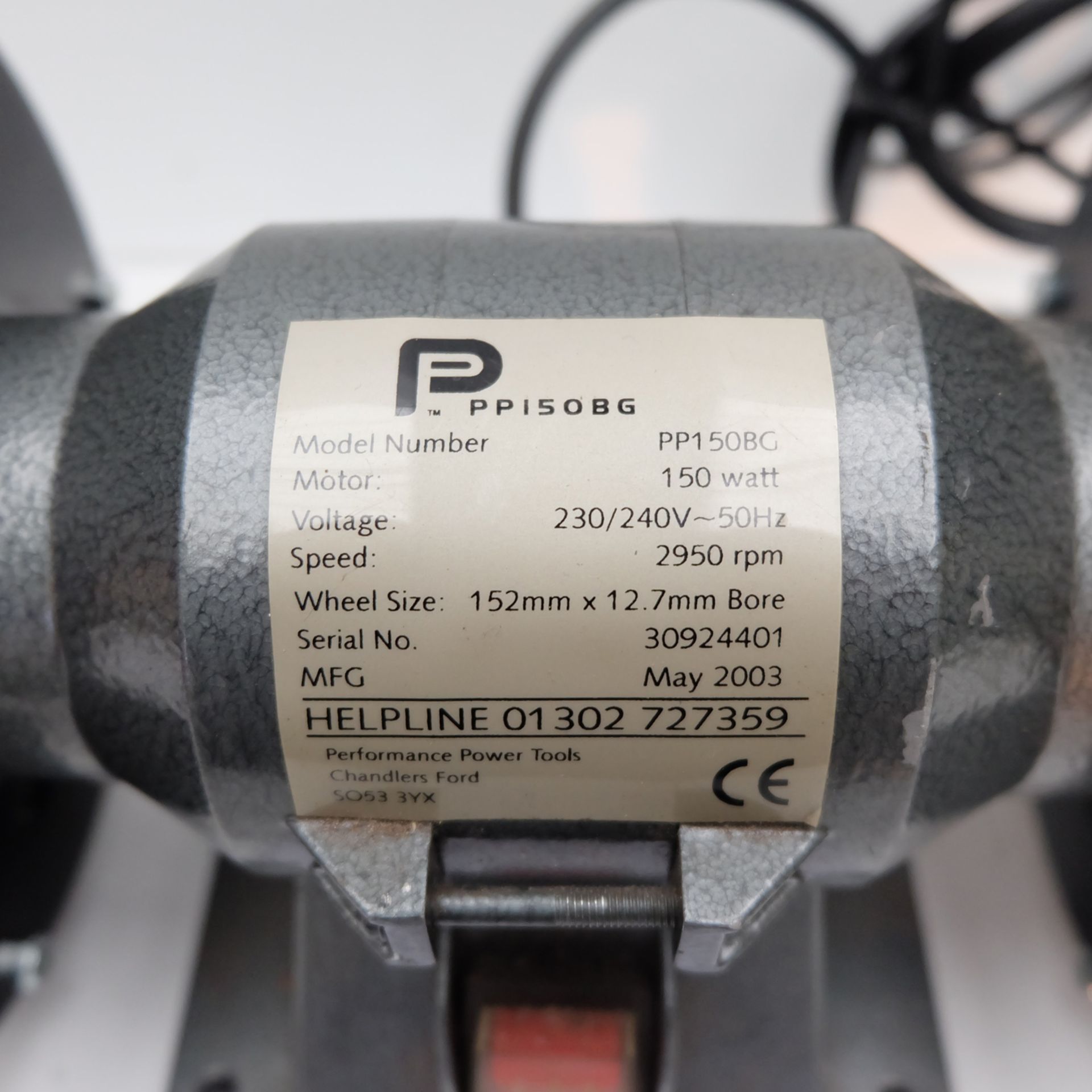 Performance Power Model PP150BG. Double Ended Tool Grinder. - Image 2 of 3