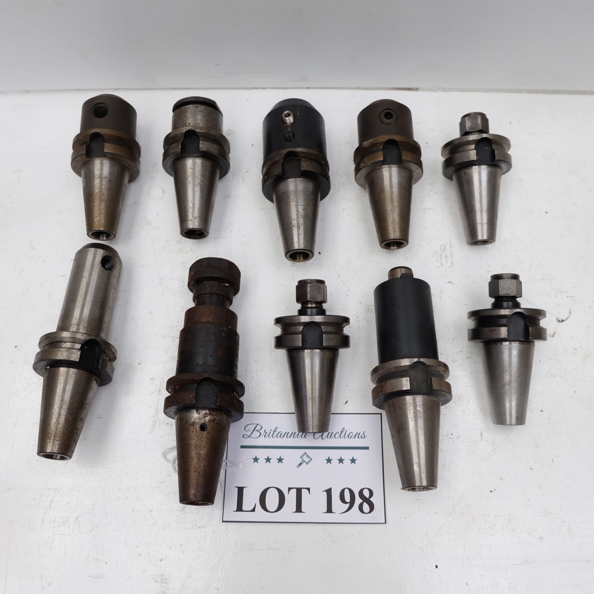 Quantity of 10 x BT40 Spindle Tooling.