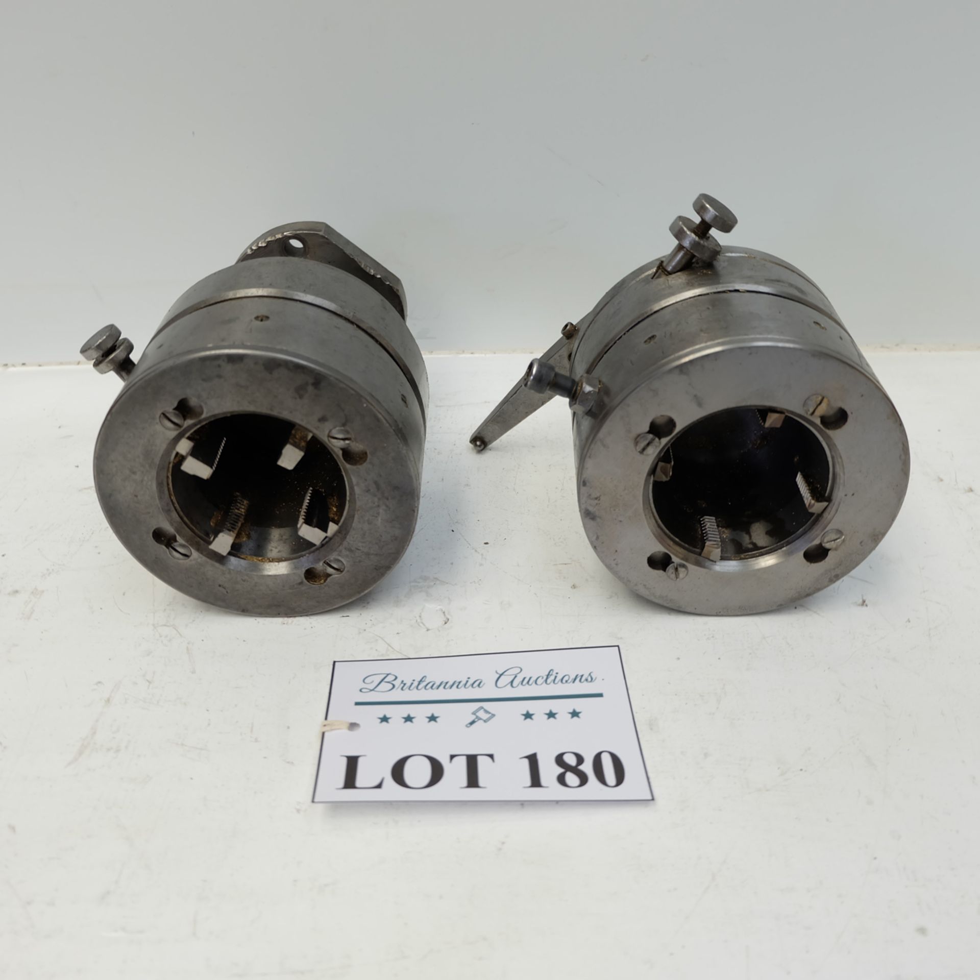 2 x Coventry Die Heads 2 1/2" Capacity 1 1/2" Spiggots.