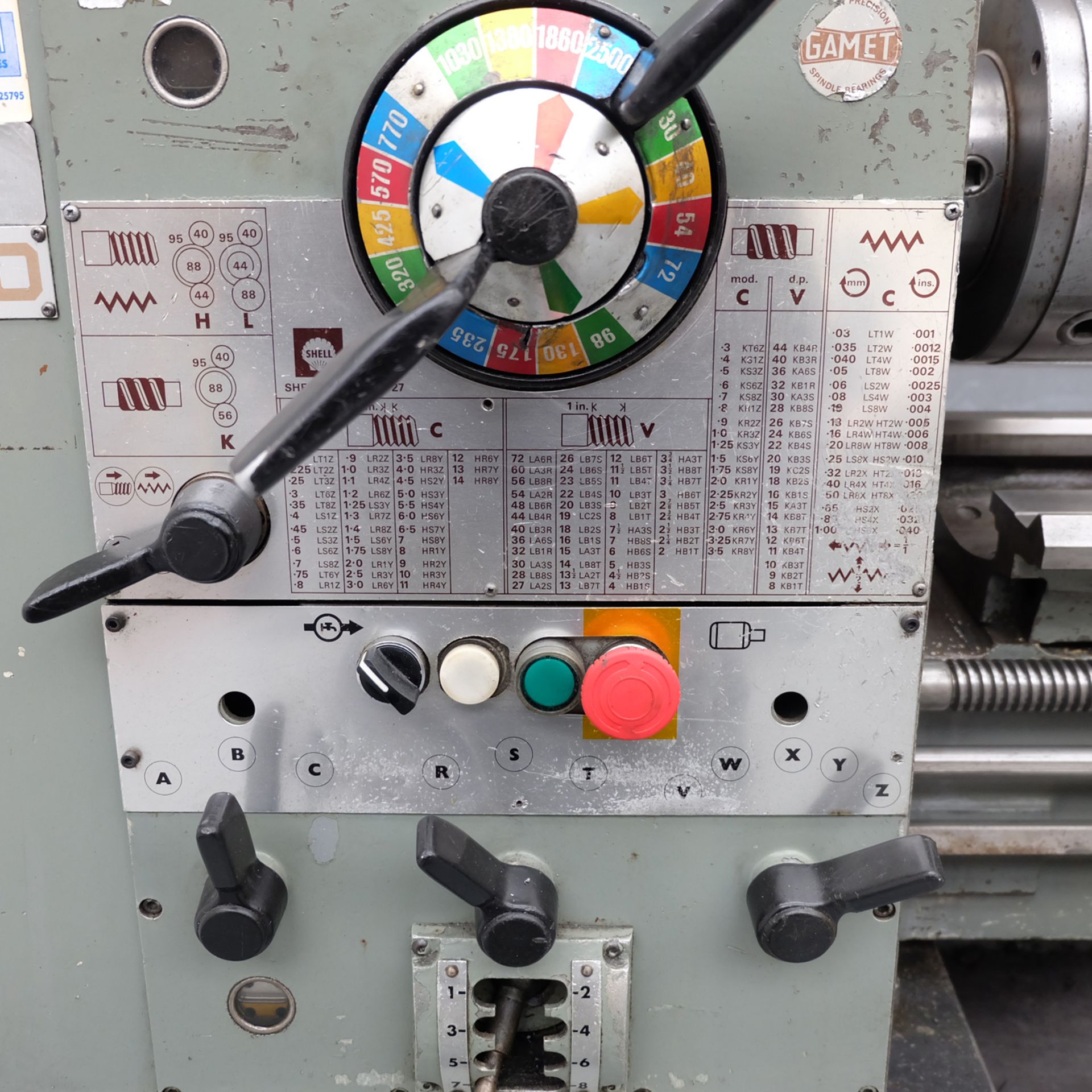 Colchester Master 2500 Gap Bed Centre Lathe. Height of Centres 6 1/2". Swing Over Bed 13 1/4". - Image 5 of 10