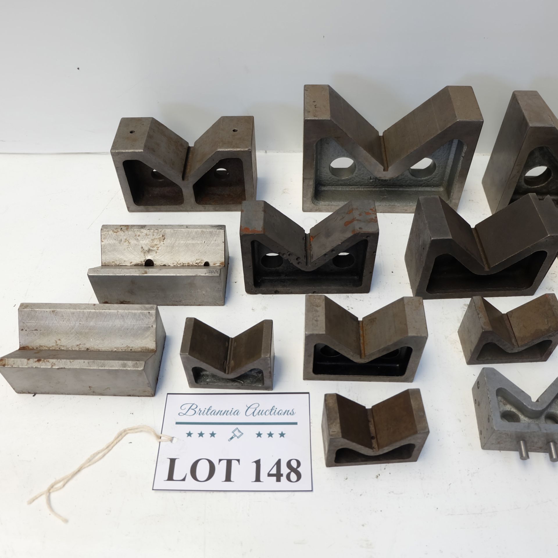 Large Selection of Vee Blocks as Lotted. - Image 3 of 5