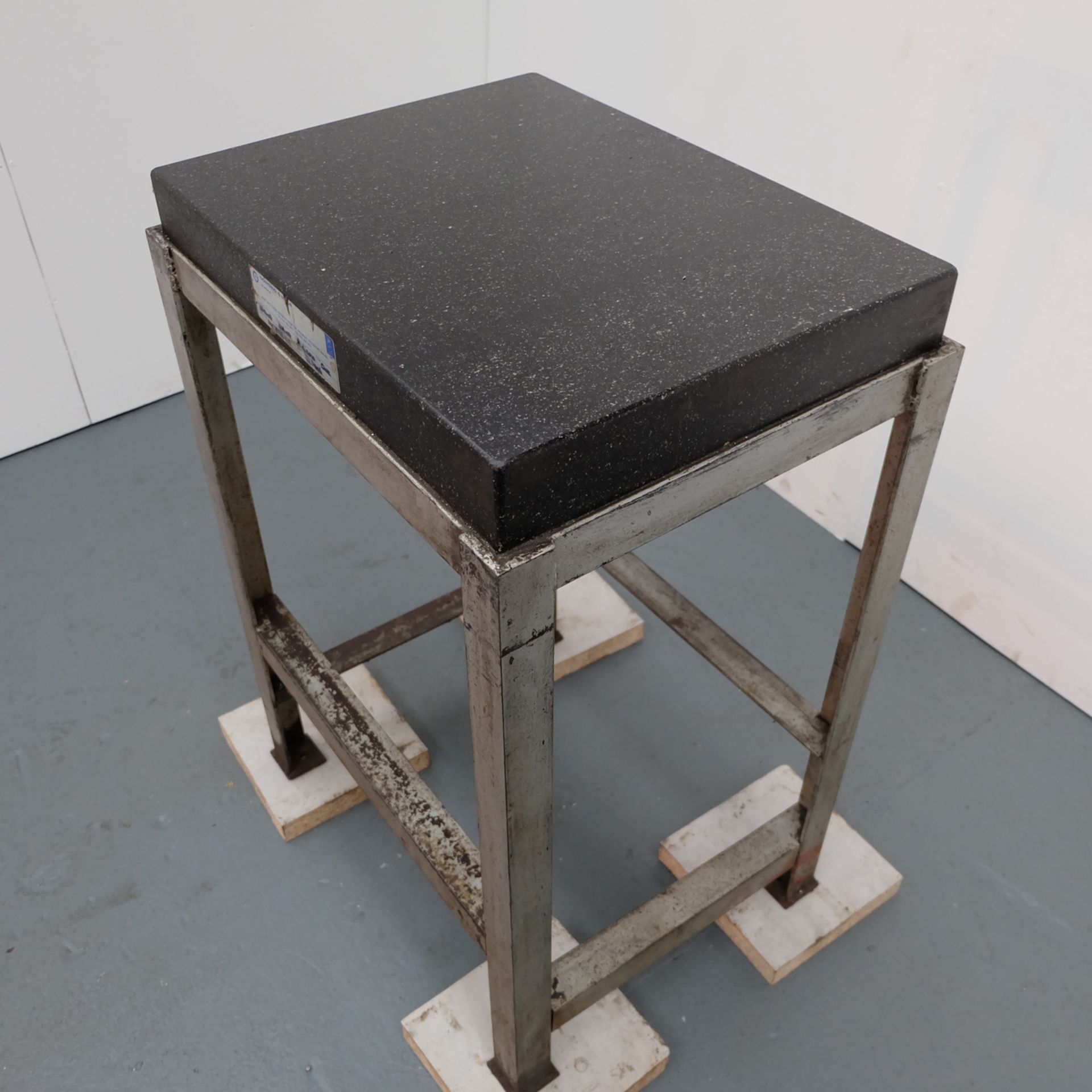 Granite Surface Plate on Steel Stand. Approx 600mm x 460mm x 915mm Working Height. - Image 5 of 7