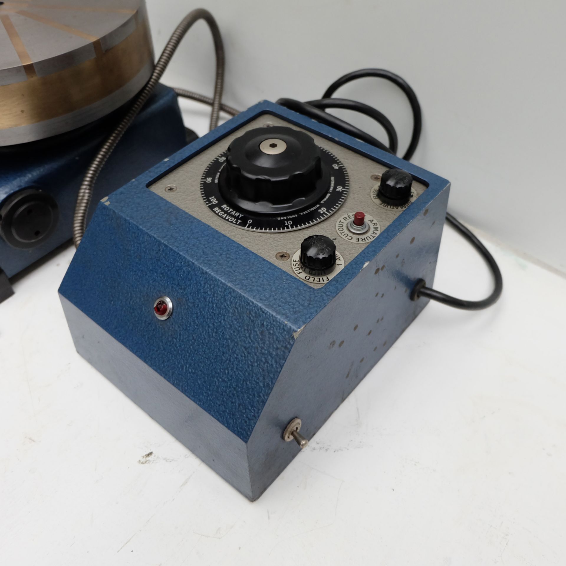 Bowers Powered Inclinable Rotary Table. Table 9" Diameter. Single Phase. - Image 3 of 9