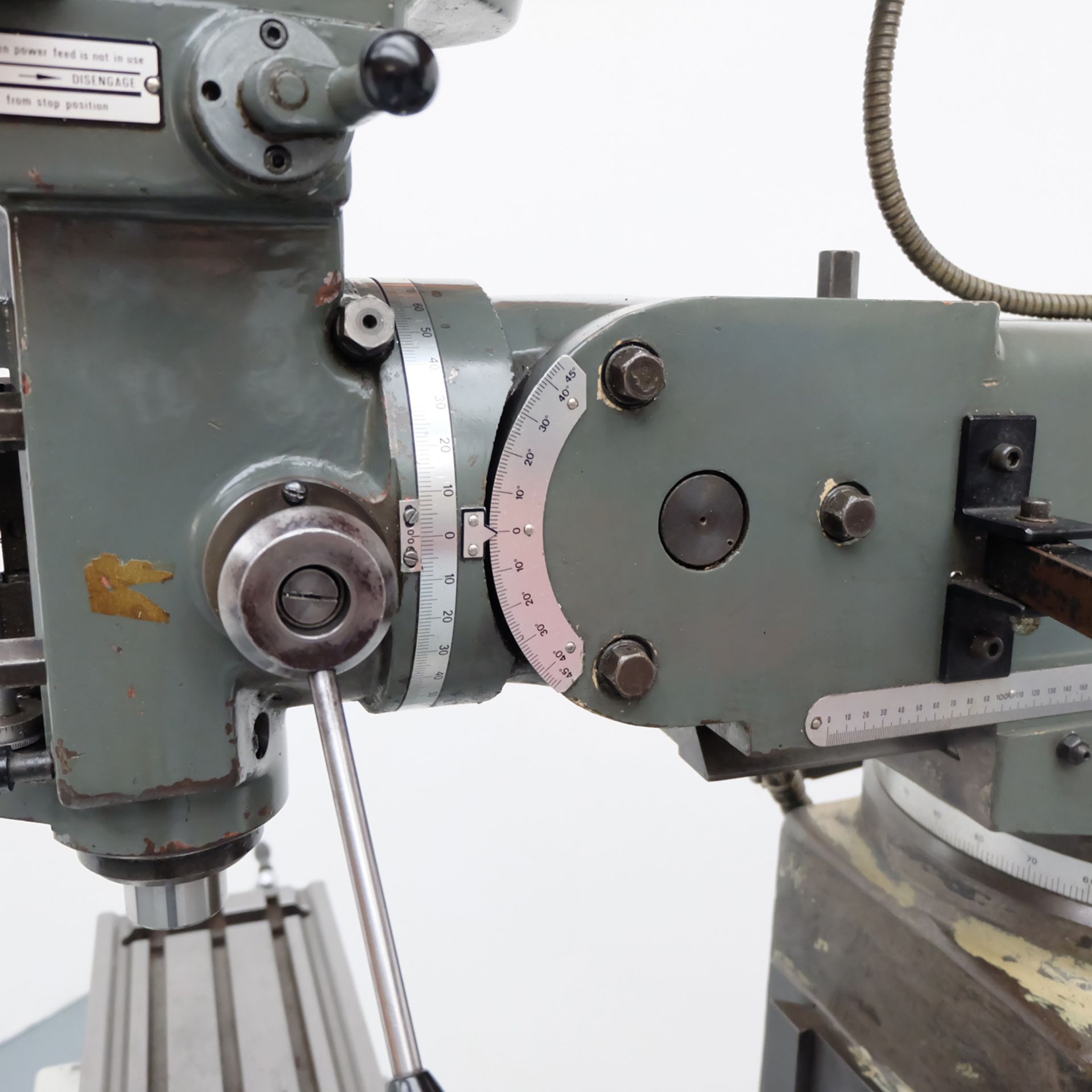 Ajax Model AJT.1 Turret Milling Machine. Table Size 50" x 10". Long Travel 28". - Image 15 of 15