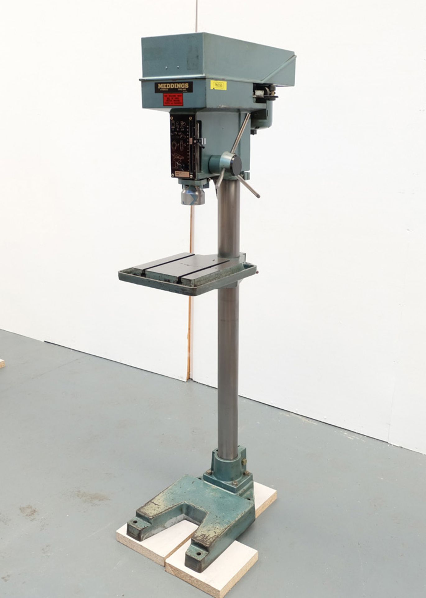 Meddings MF4 Floor Standing Pillar Drill. Spindle Taper No.2 Morse.