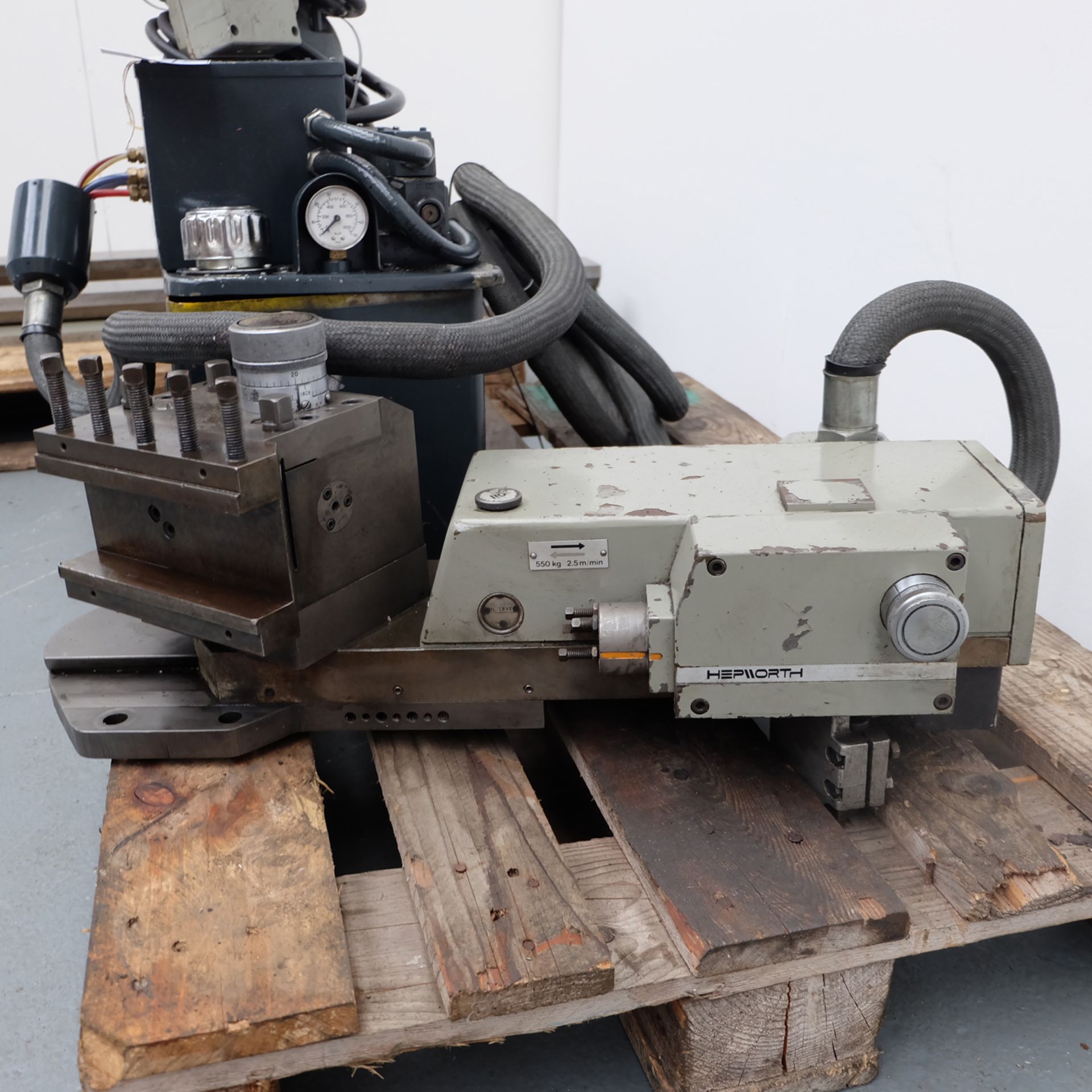 Hepworth Hydraulic Copying Attachment for Colchester Lathe. - Image 5 of 10