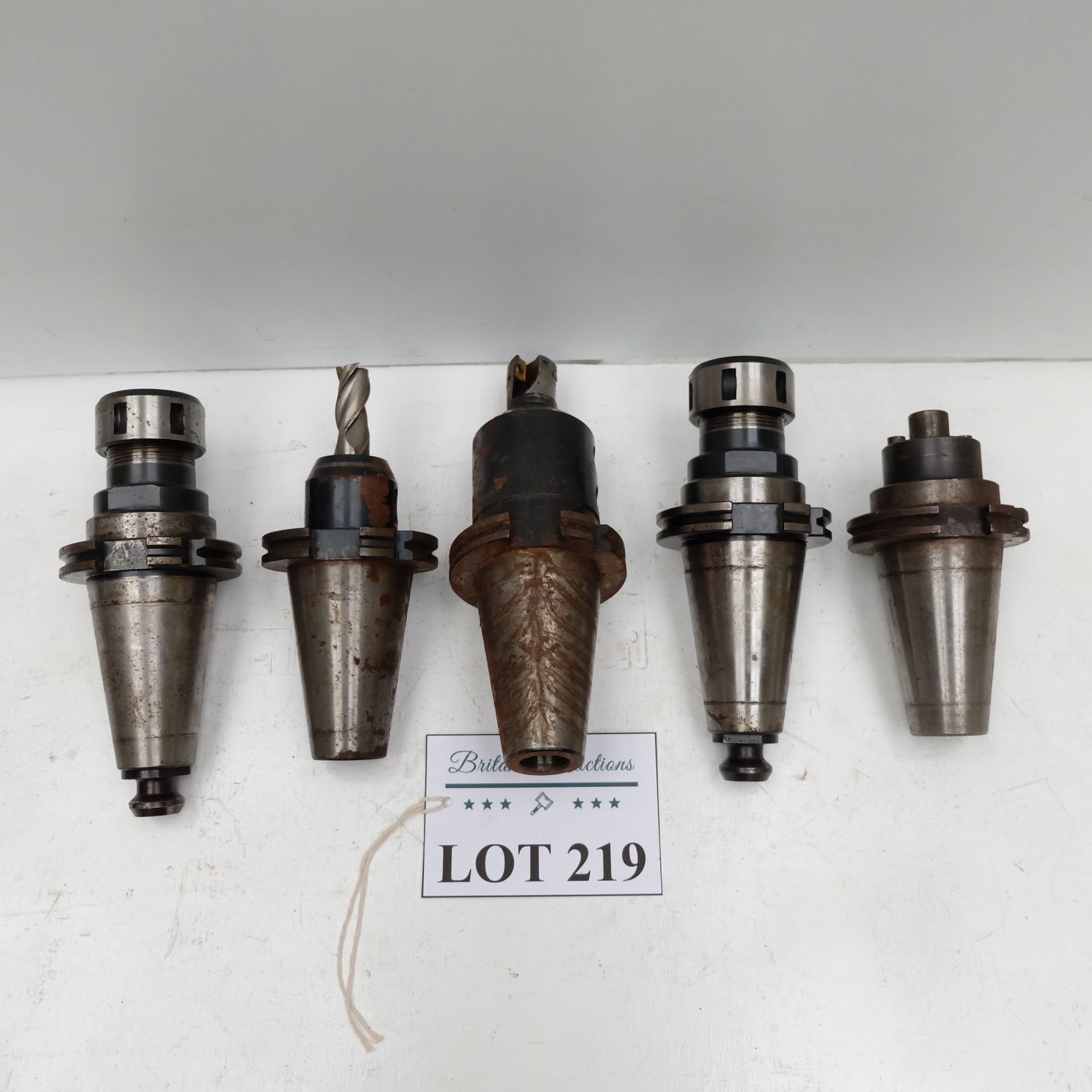 Quantity of 5 x SK 50 Spindle Tooling.