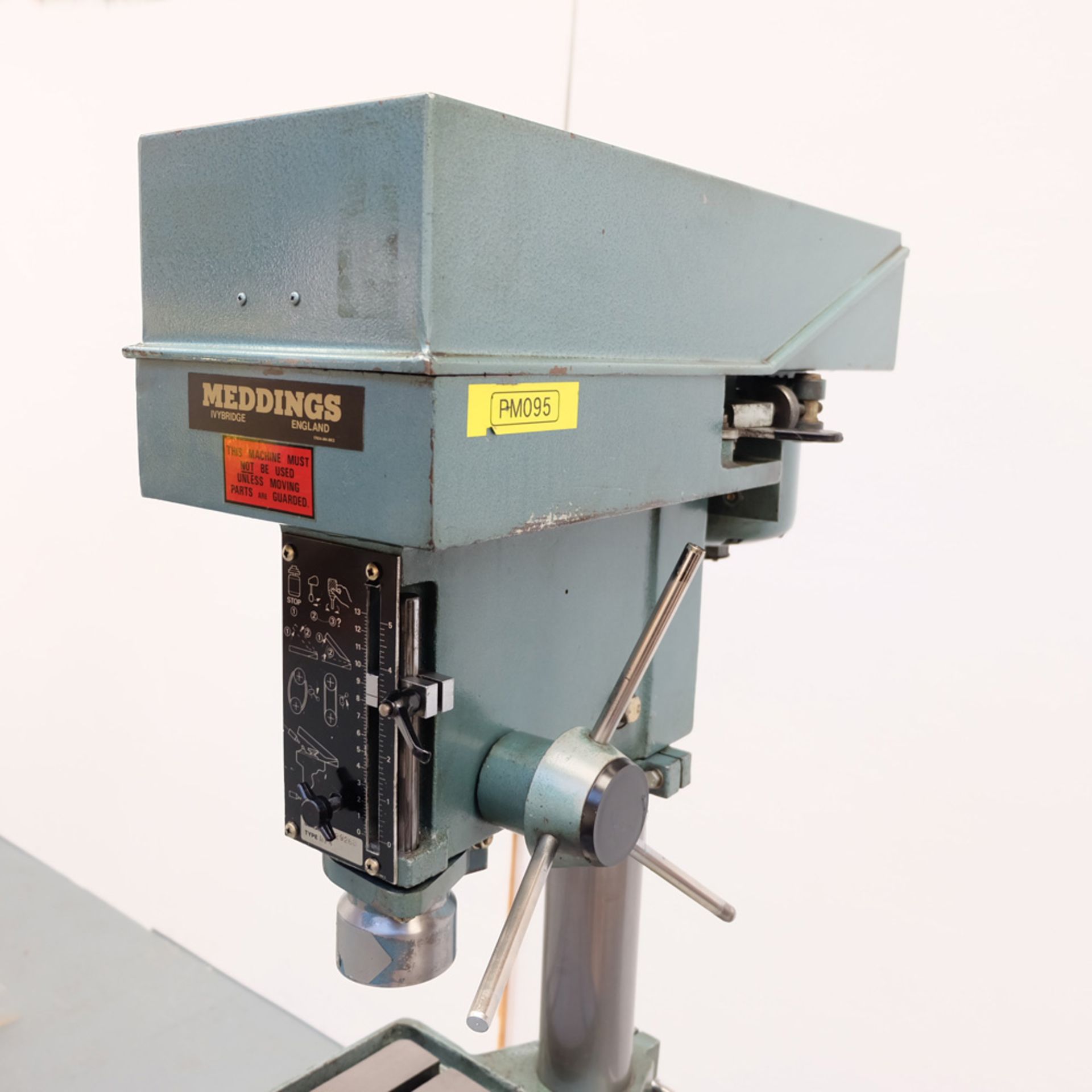 Meddings MF4 Floor Standing Pillar Drill. Spindle Taper No.2 Morse. - Image 2 of 8