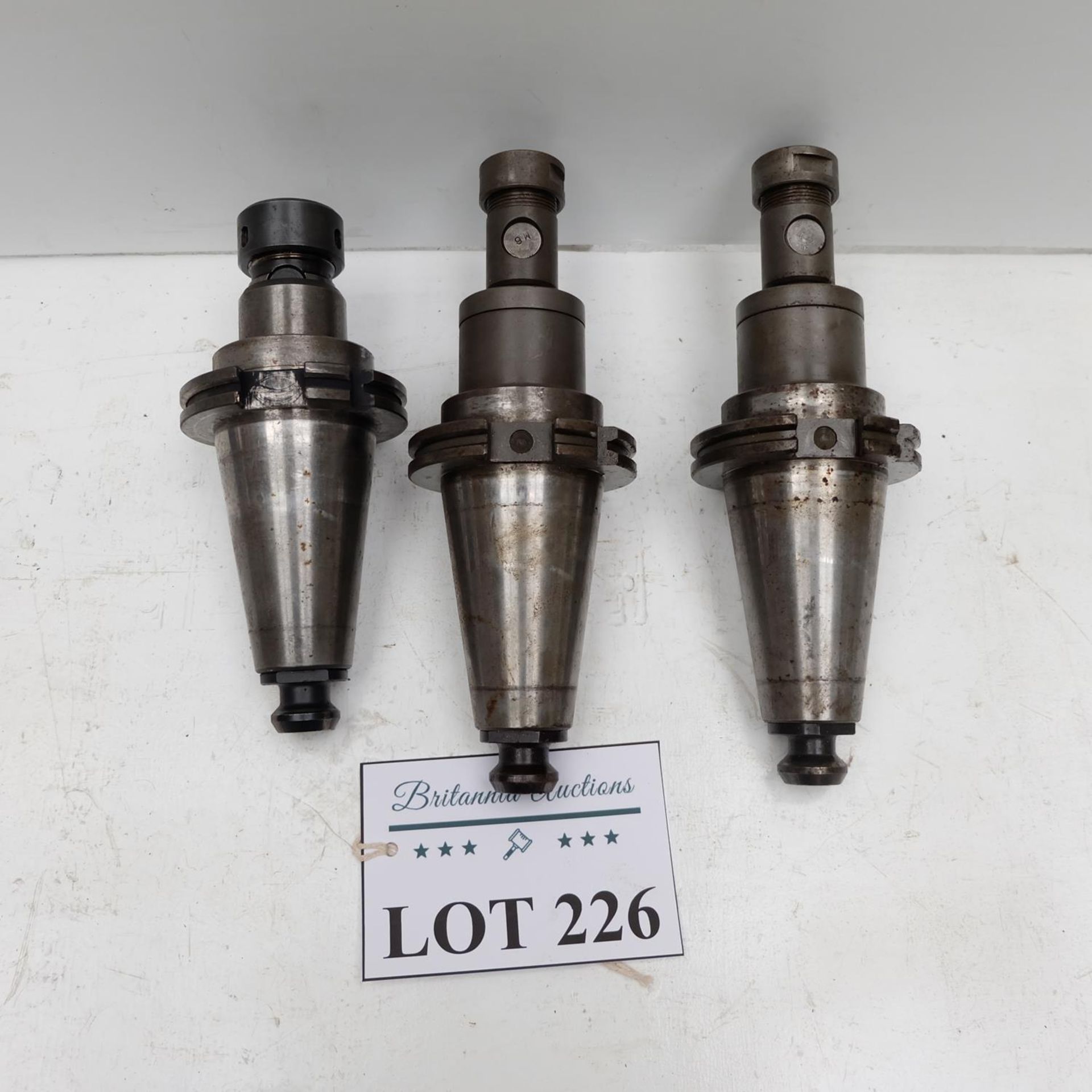Quantity of 3 x SK 50 Spindle Tooling.