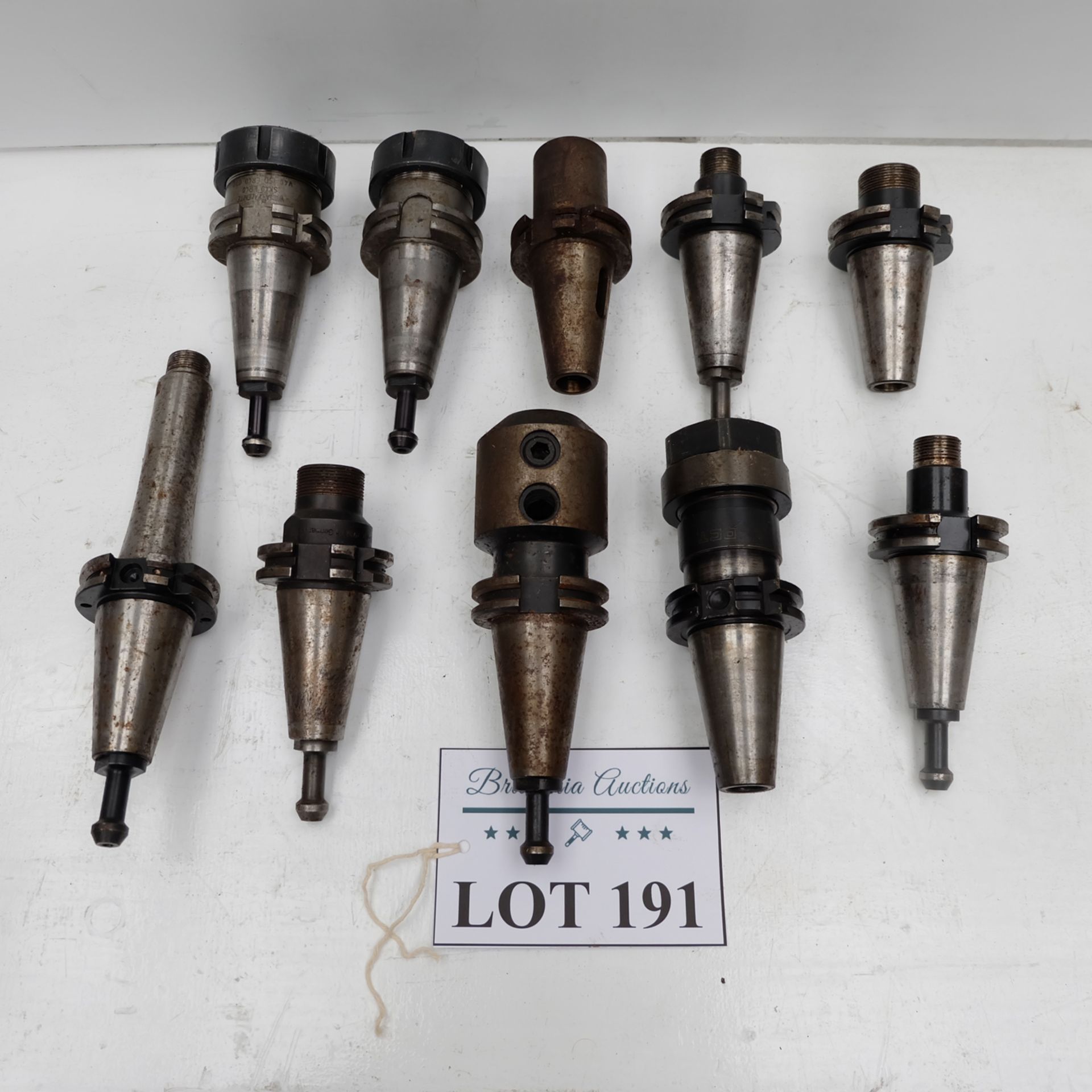 Quantity of 10 x SK40 Spindle Tooling.