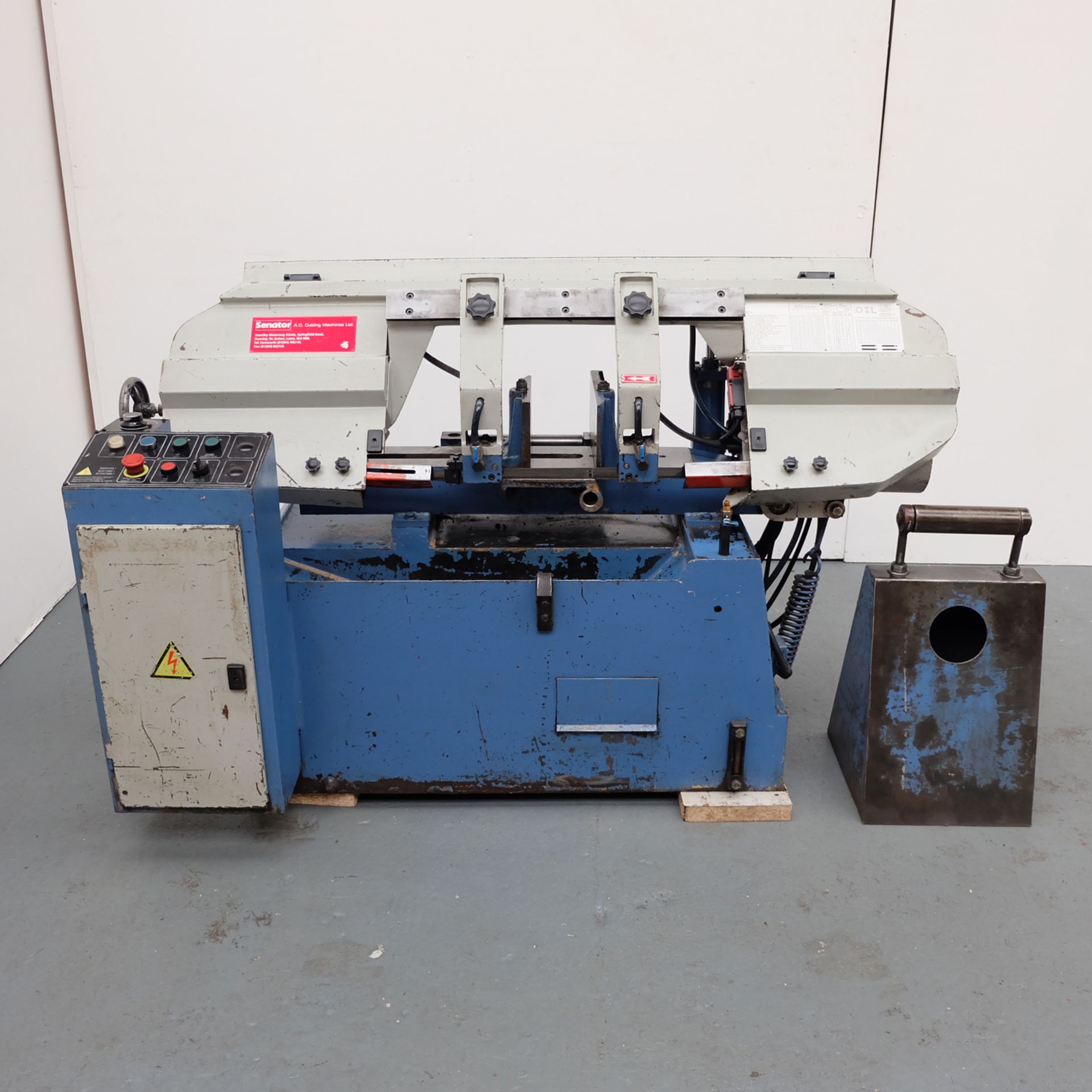 Senator Horizontal Bandsaw. Cutting Capacity 280mm Round. 5 Blade Speed 21-84m/min.