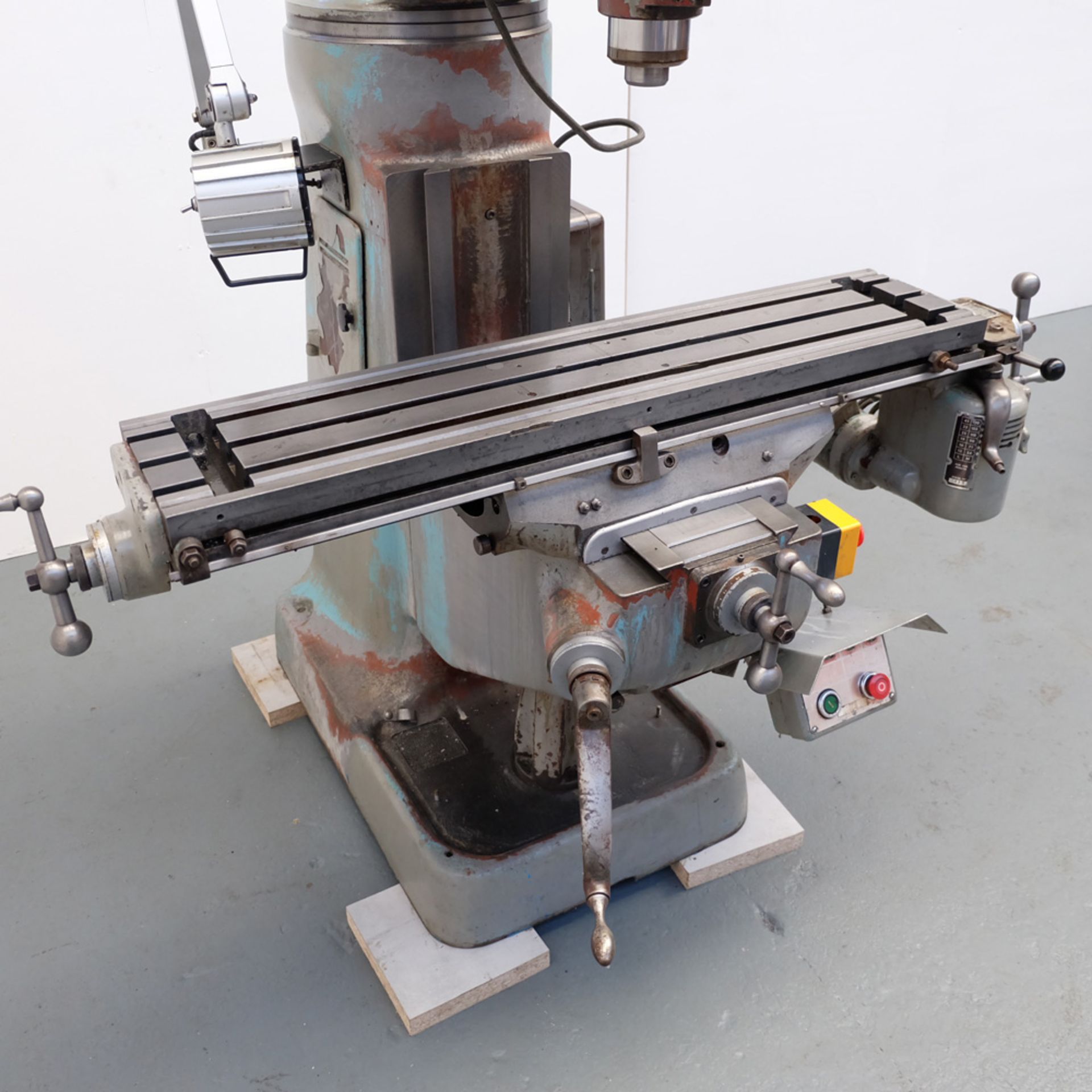 Bridgeport J Type Turret Milling Machine. Table Size 42" x 9". Spindle Taper R8. - Image 7 of 9