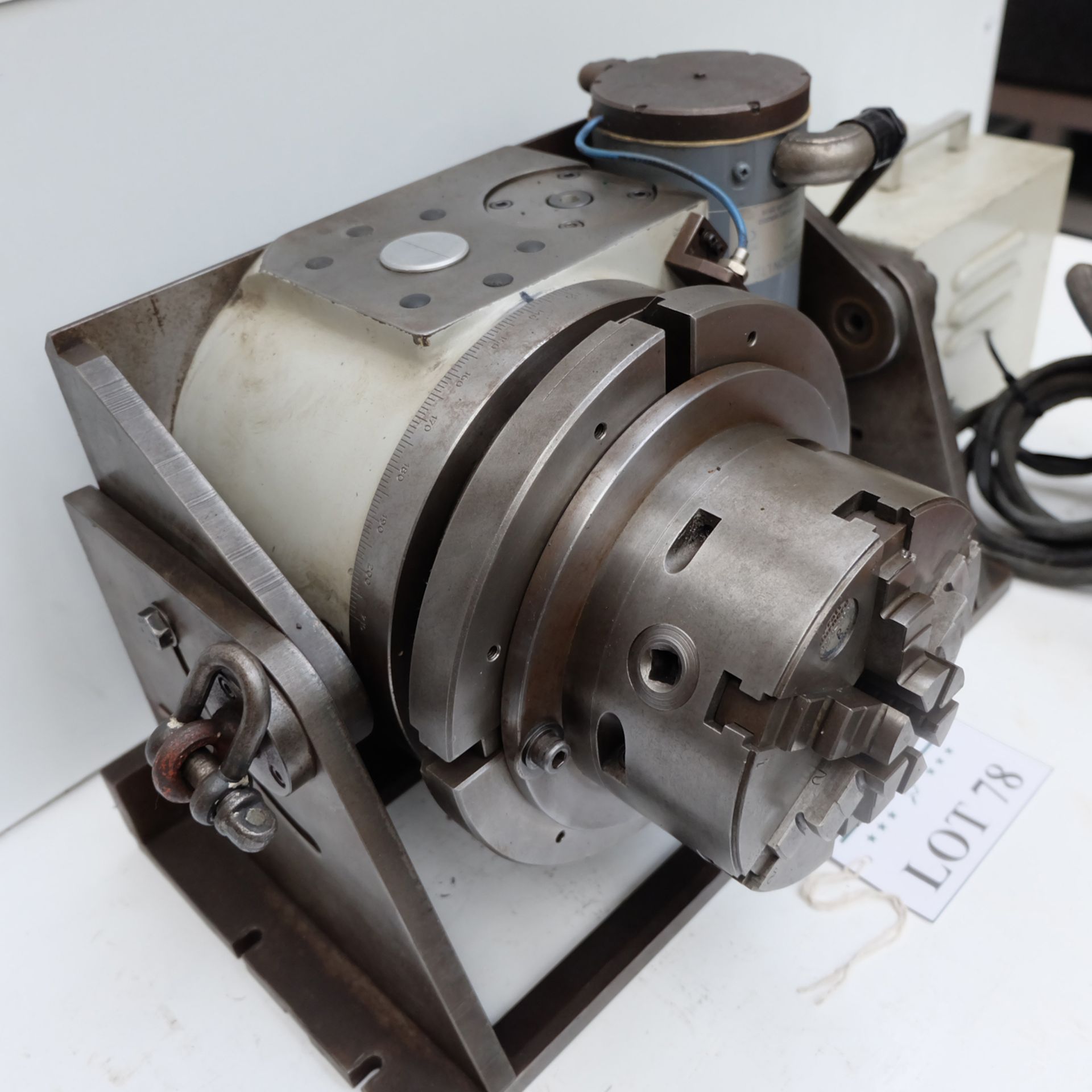 Jones & Shipman Type 58413-001. 8" 4th Axis Tilting & Swivelling Dividing Head. With 6" 5 Jaw Chuck. - Image 2 of 7