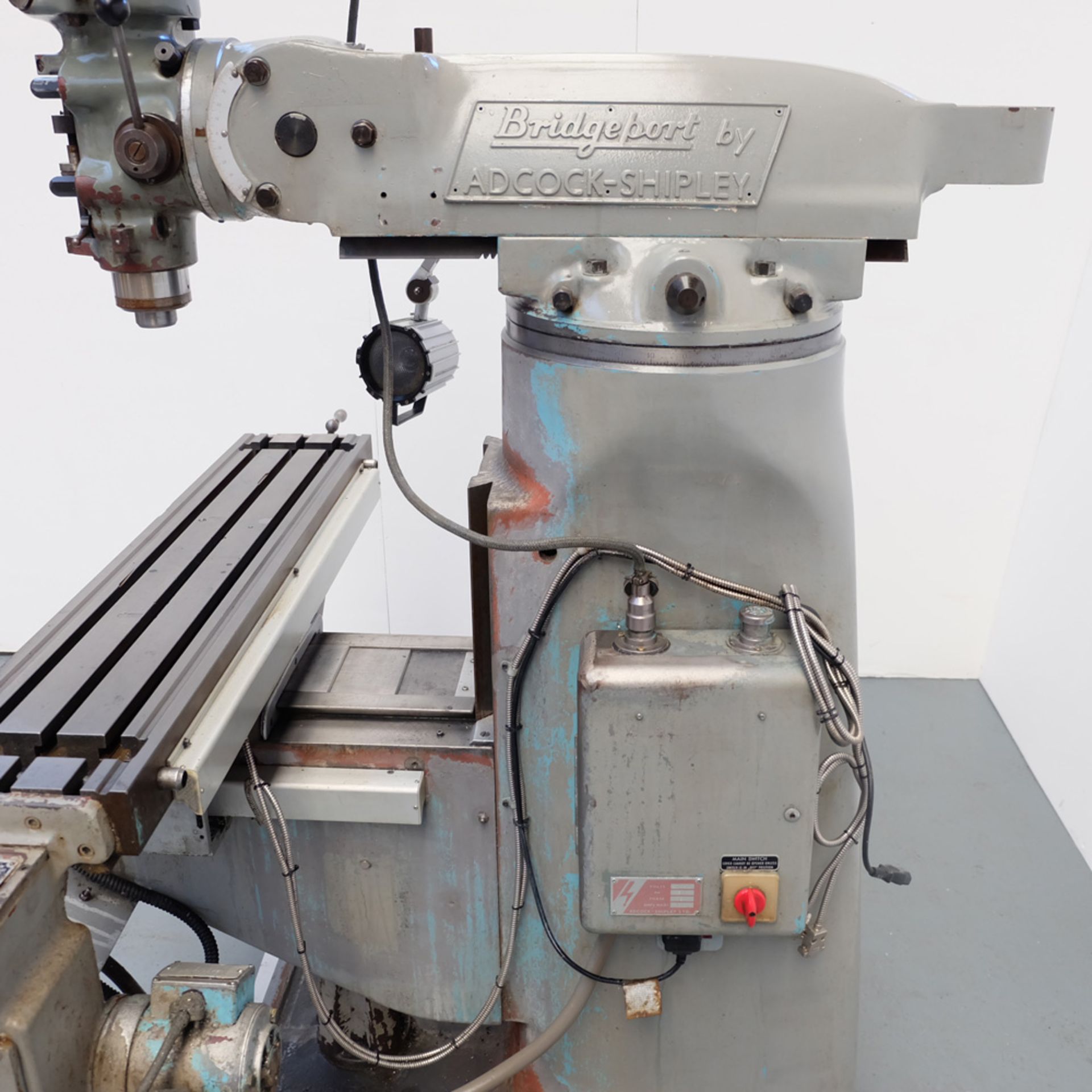 Bridgeport J Type Turret Milling Machine. Table Size 42" x 9". Spindle Taper R8. - Image 8 of 9