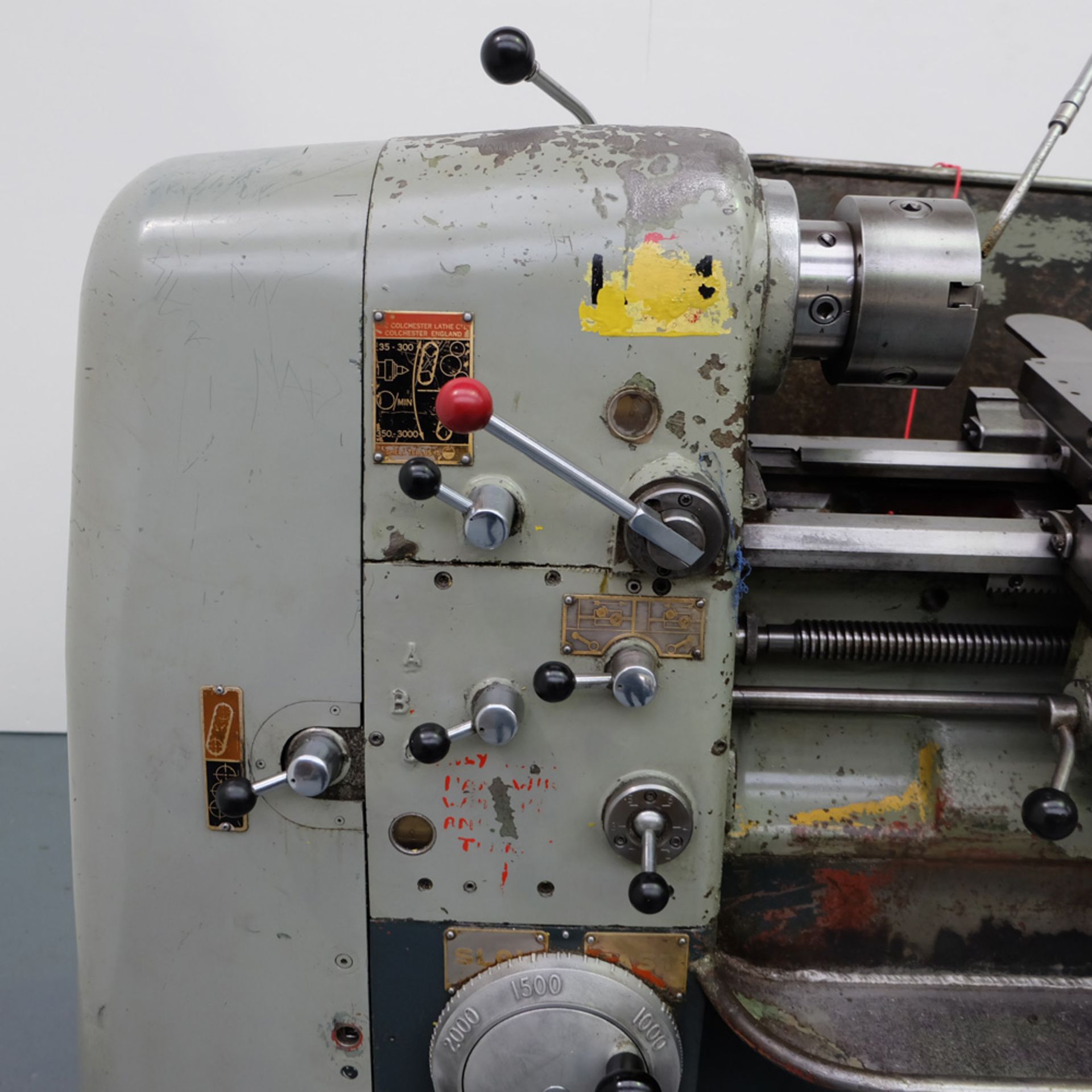 Colchester Chipmaster Variable Speed Centre Lathe. Swing Over Bed 11 1/4" Diameter. - Image 3 of 11