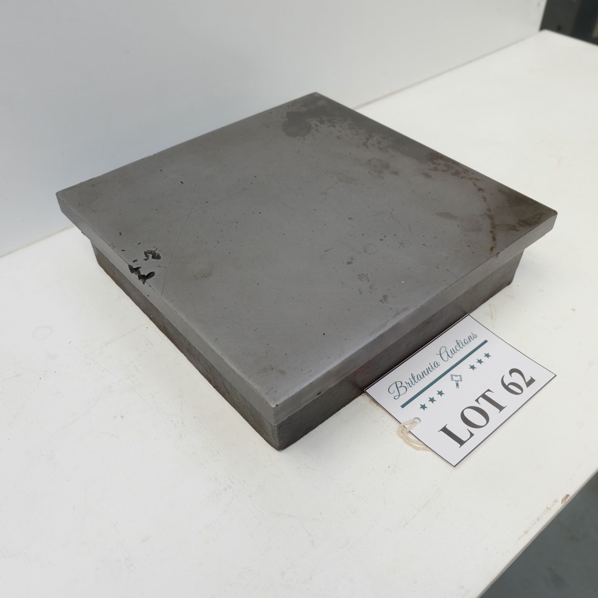 Cast Iron Surface Plate. 310mm x 310mm Approx. - Image 2 of 4