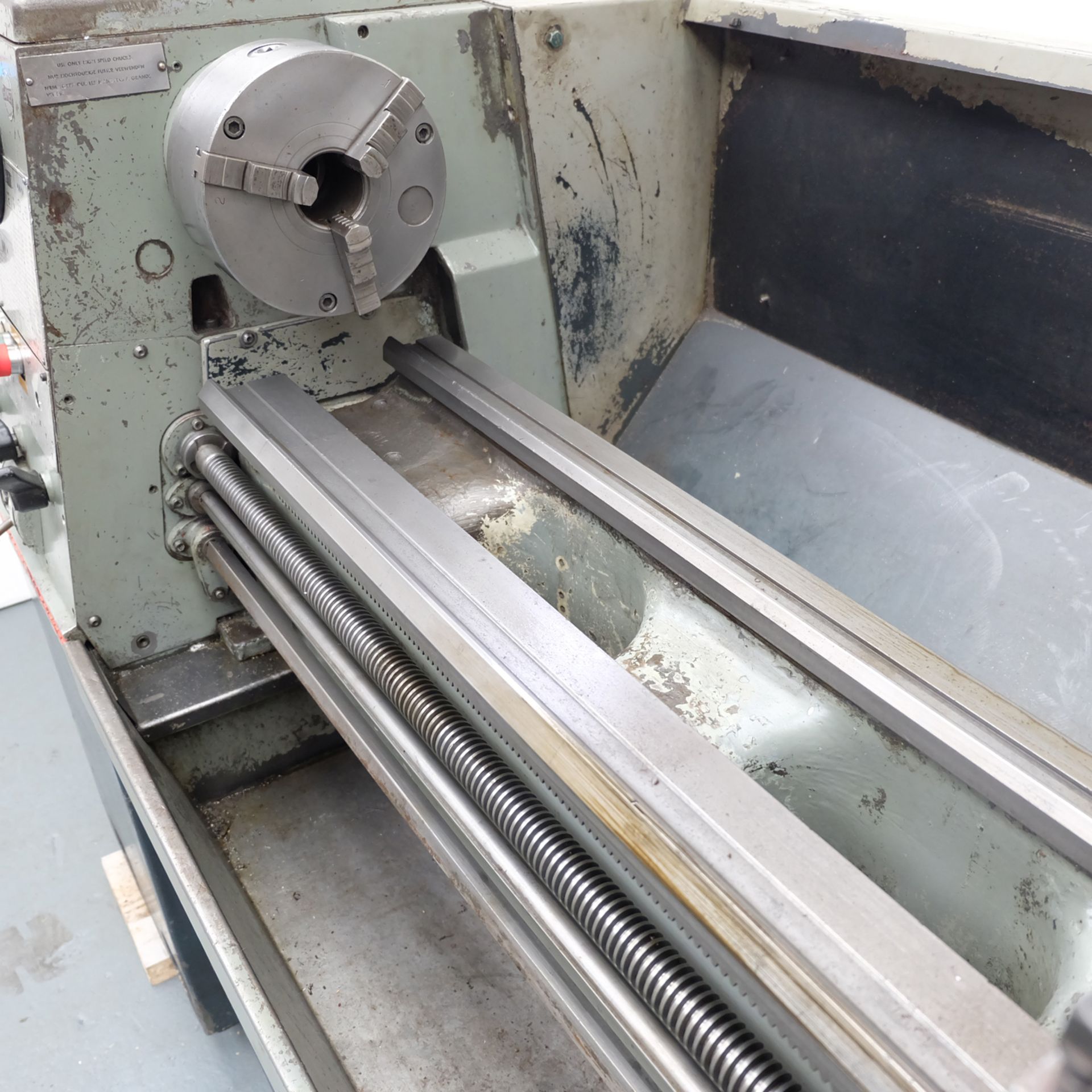 Colchester Master 2500 Gap Bed Centre Lathe. Height of Centres 6 1/2". Swing Over Bed 13 1/4". - Image 7 of 10
