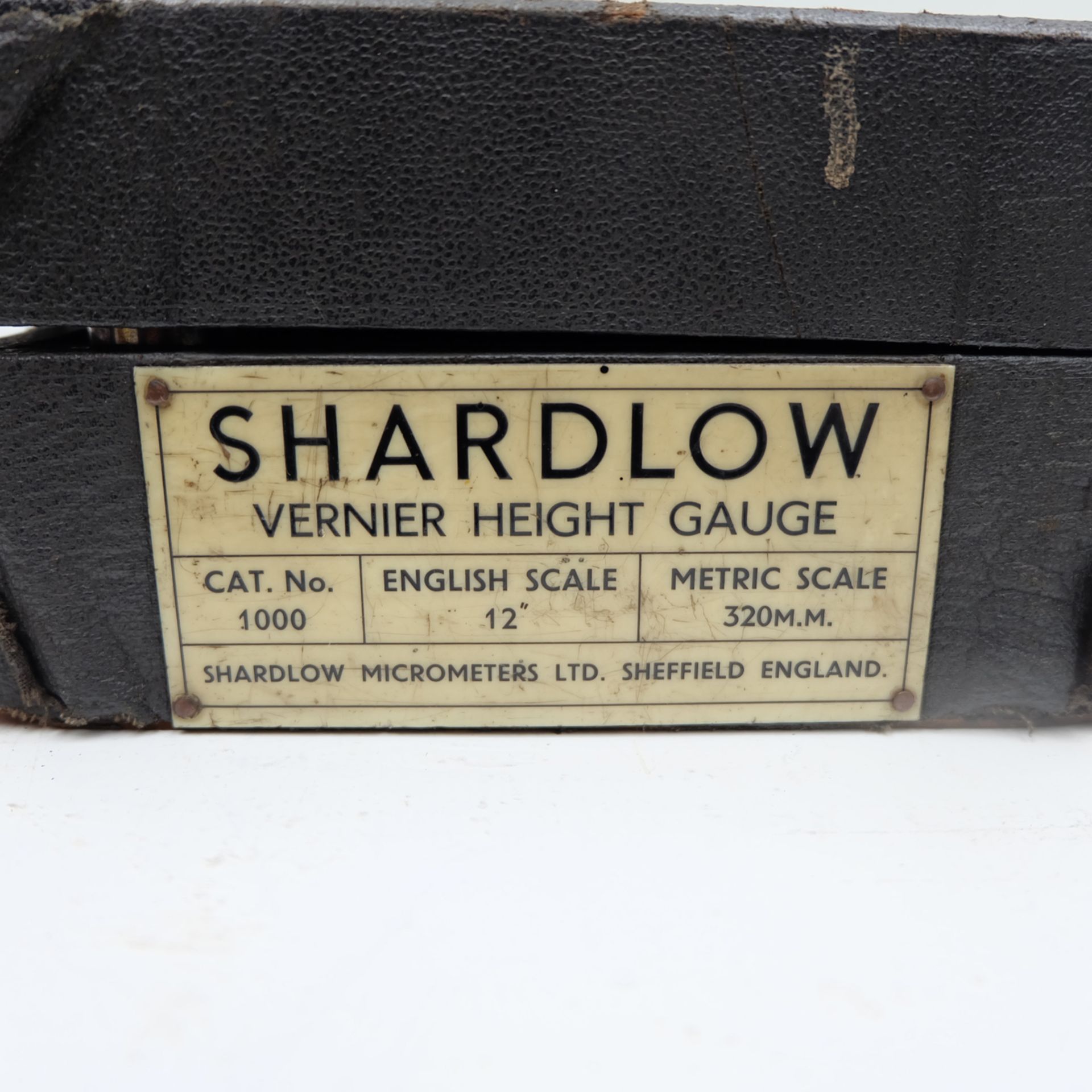 Shardlow 12" Vernier Height Gauge. - Image 10 of 10