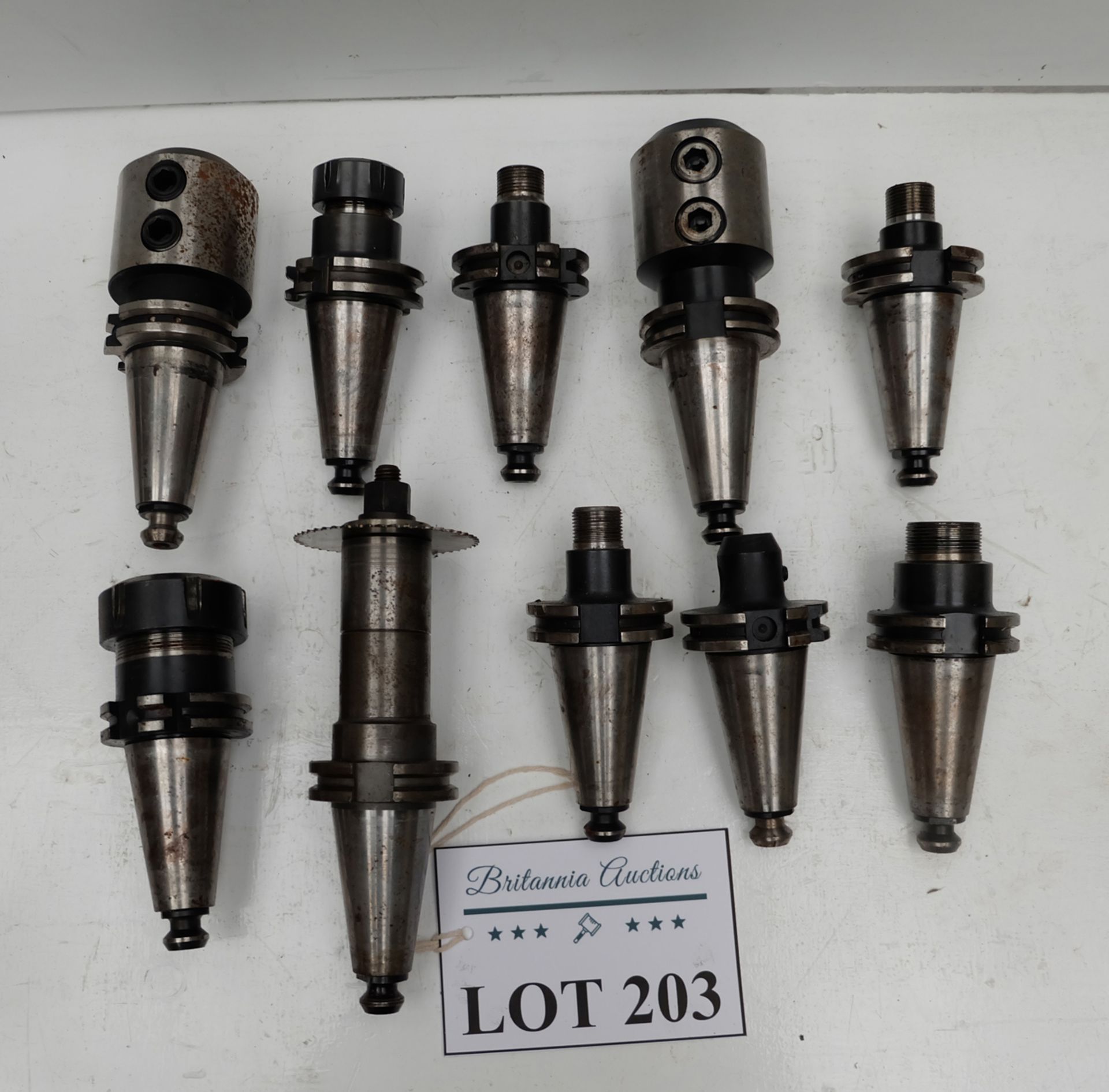 Quantity of 10 x SK40 Spindle Tooling.