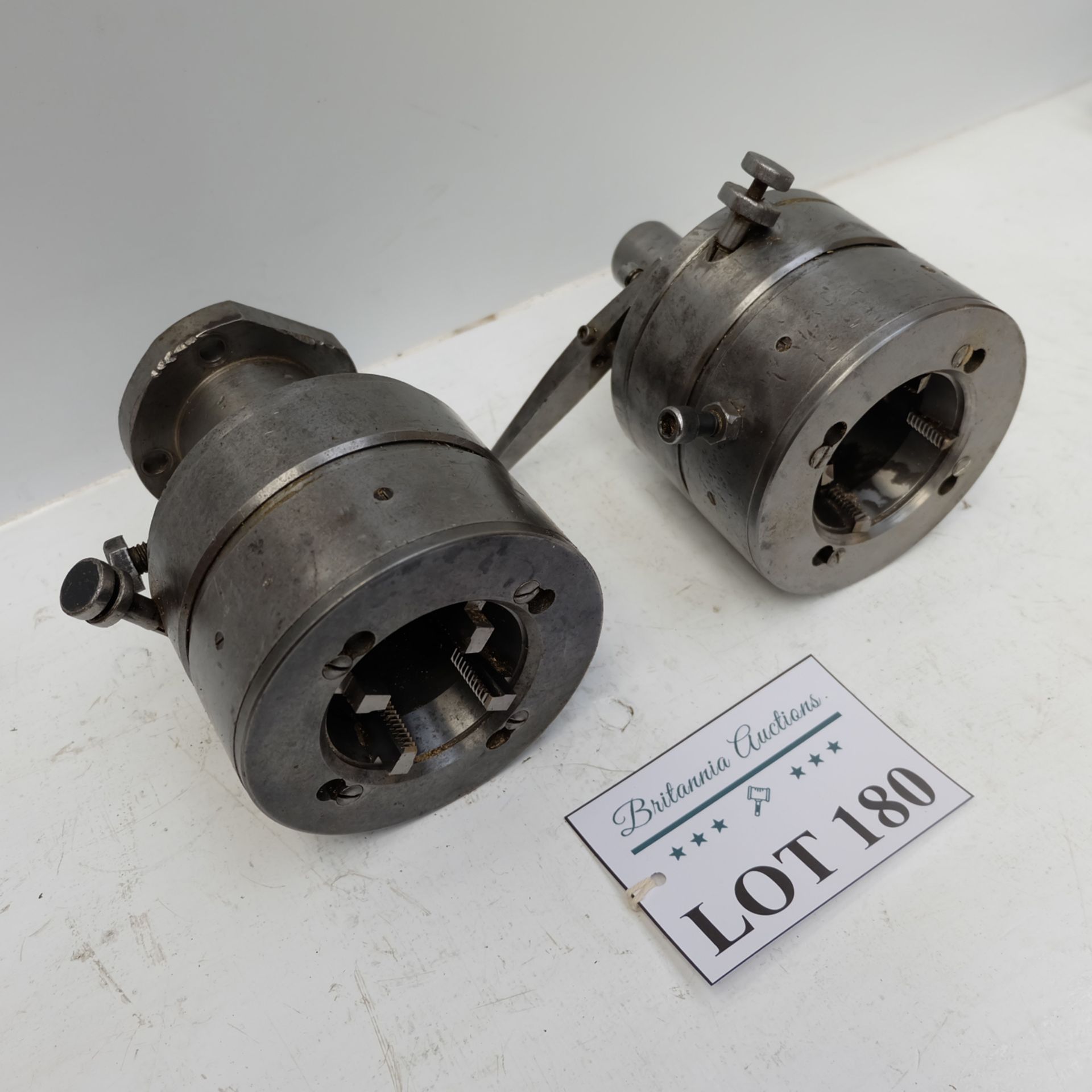 2 x Coventry Die Heads 2 1/2" Capacity 1 1/2" Spiggots. - Image 3 of 4