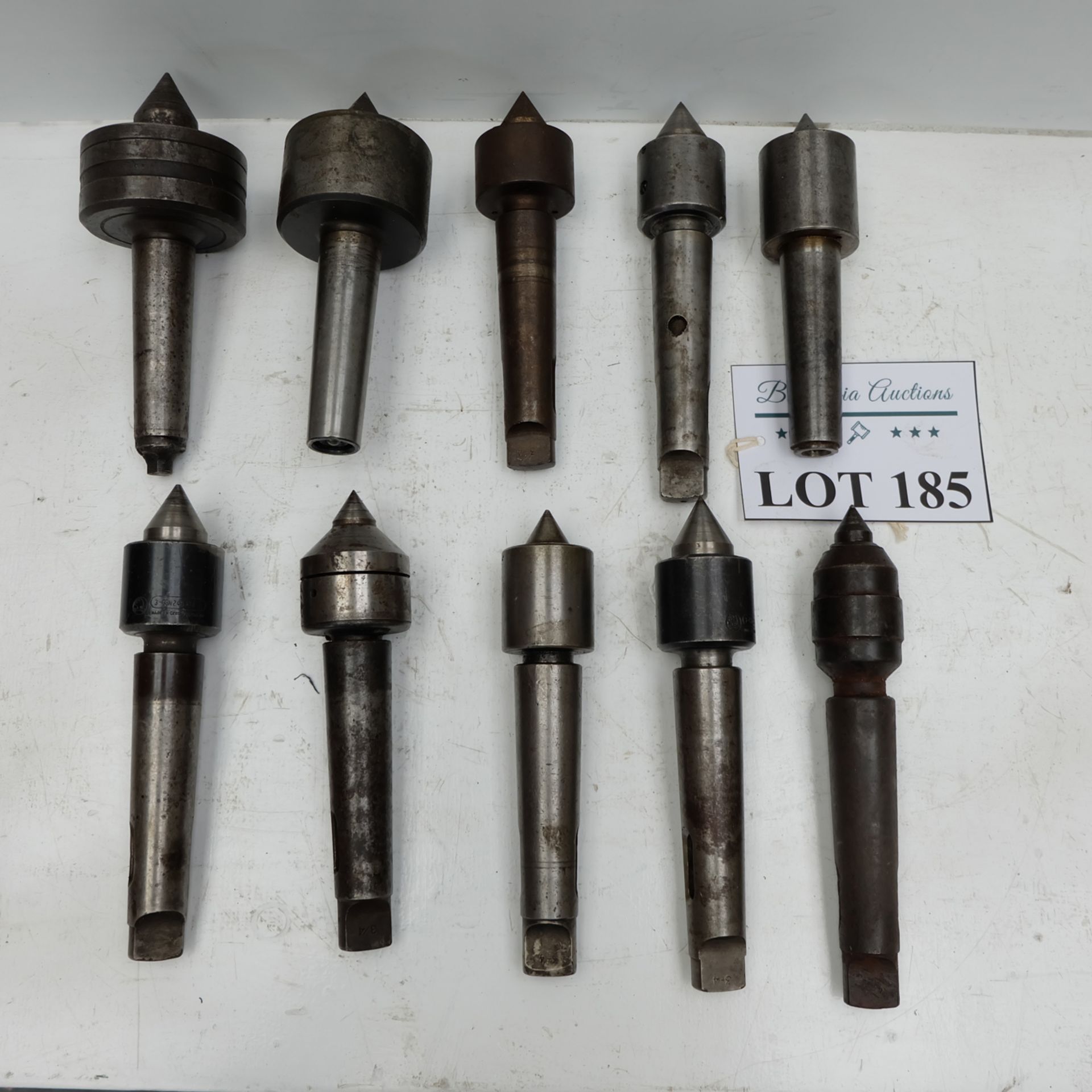 Selection of 3 & 4 Morse Taper Revolving Lathe Centres. - Image 4 of 4