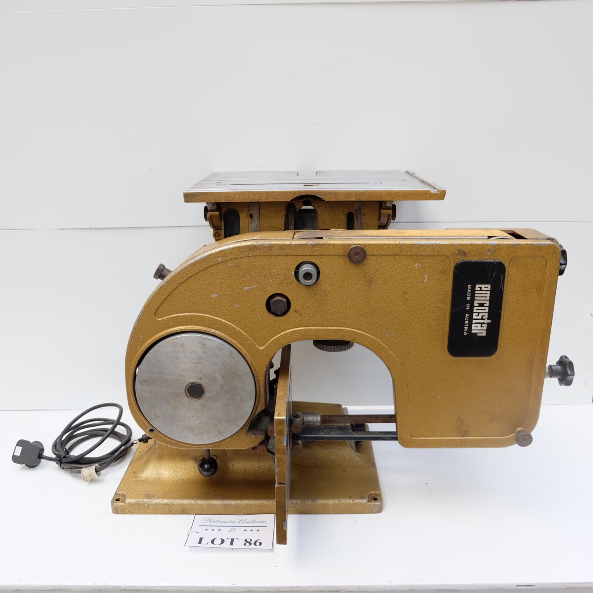 Emcostar Sanding, Linishing and Sawing Machine. Single Phase. (Requires Blades). - Image 3 of 10