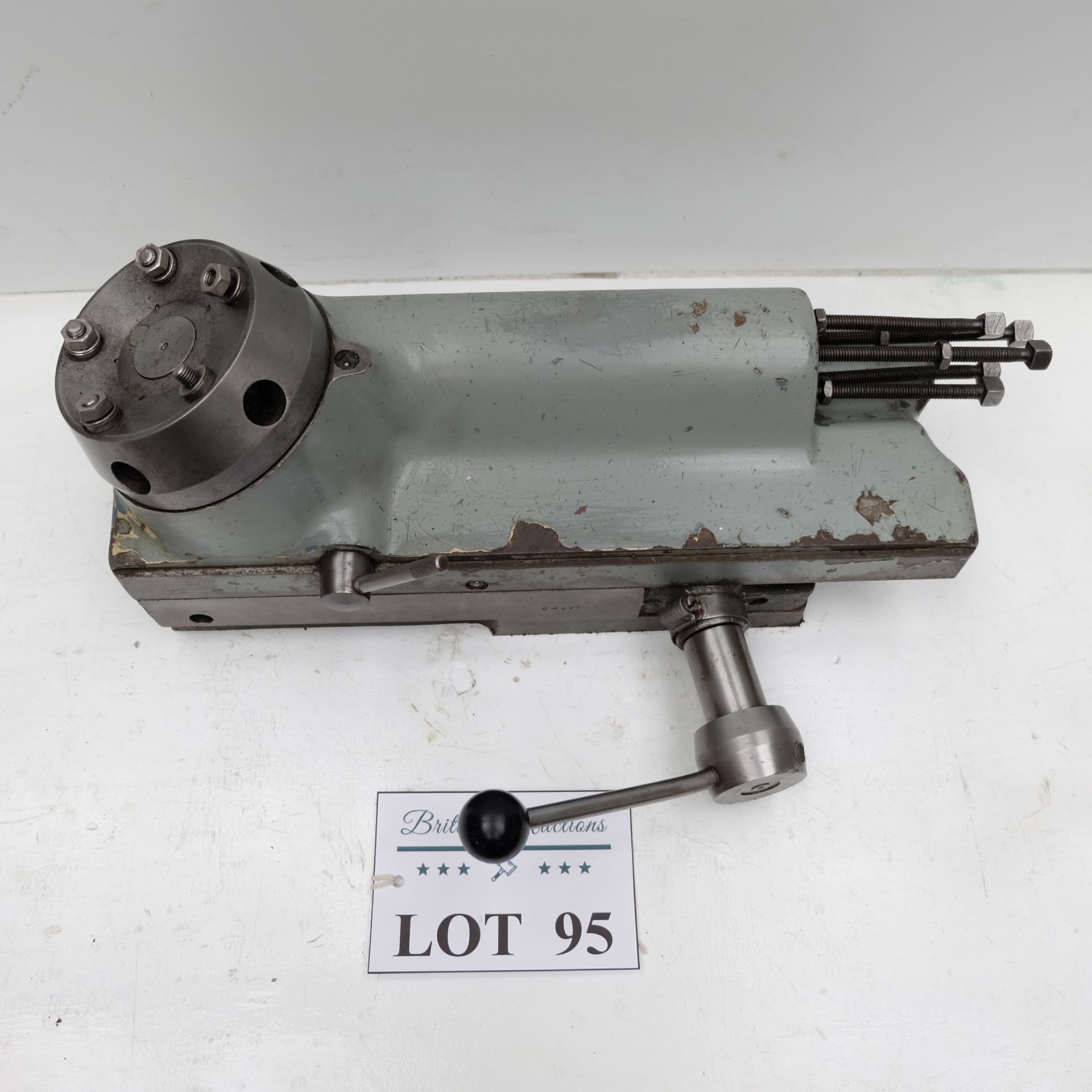 Capstan Attachment for Centre Lathe. Centre Height Approx 5 1/2". To Suit Bed Width 4 1/4" Approx. - Image 2 of 7