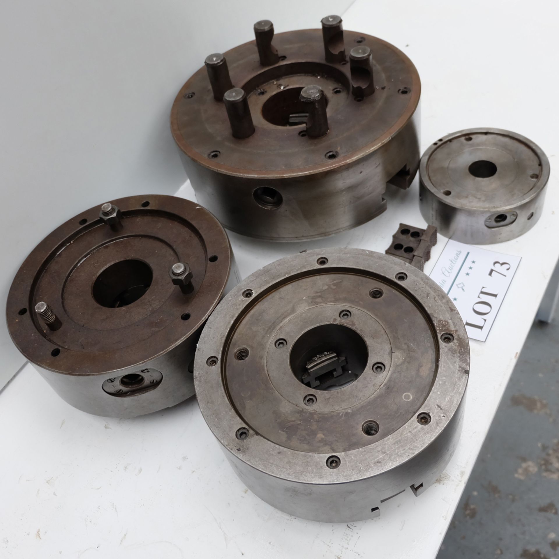 4 x Chucks Approx Diameters 6", 9 1/2", 12" & 240mm. - Image 6 of 6