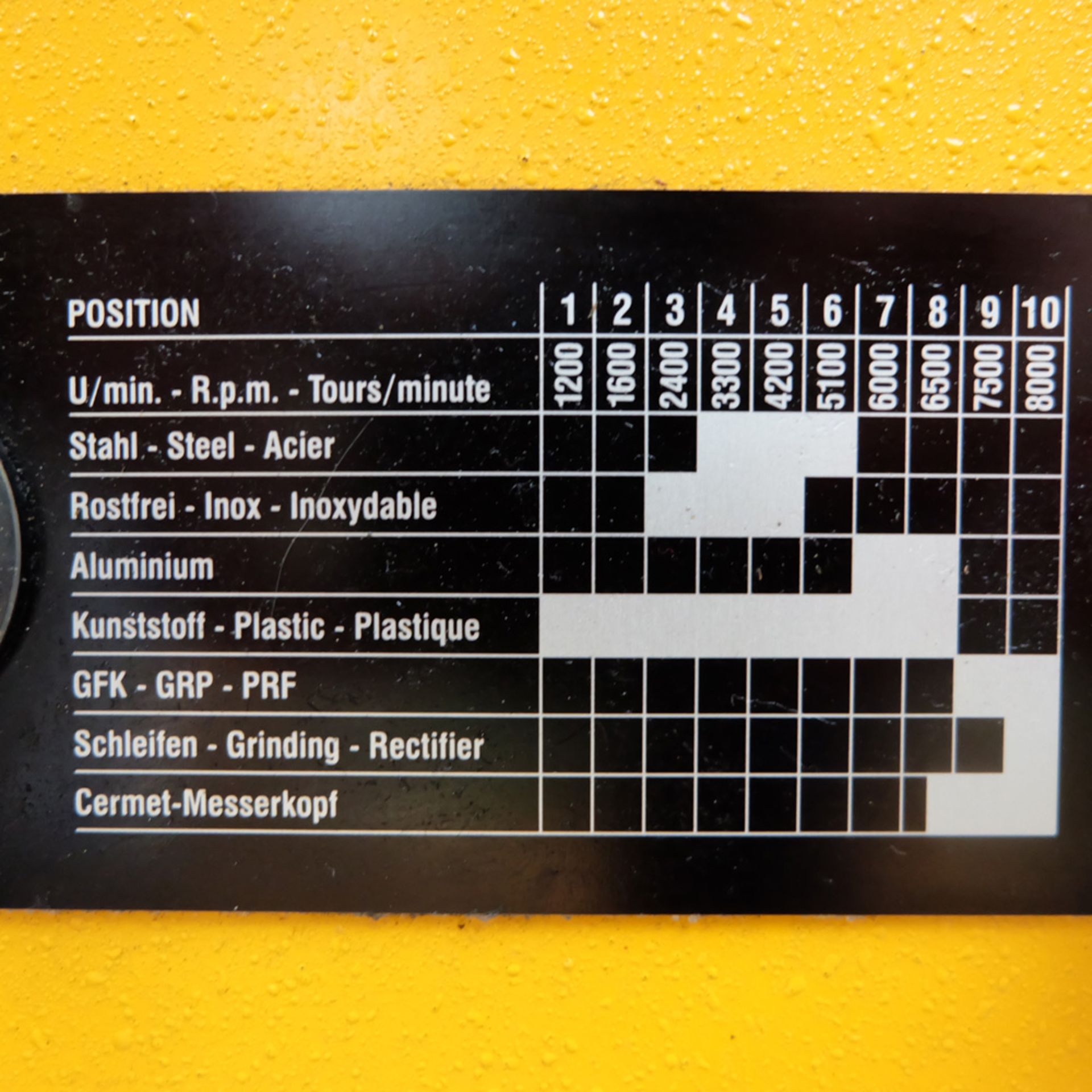 Schallberger Facette-Star Type FS 500 Deburring Machine. - Image 7 of 8