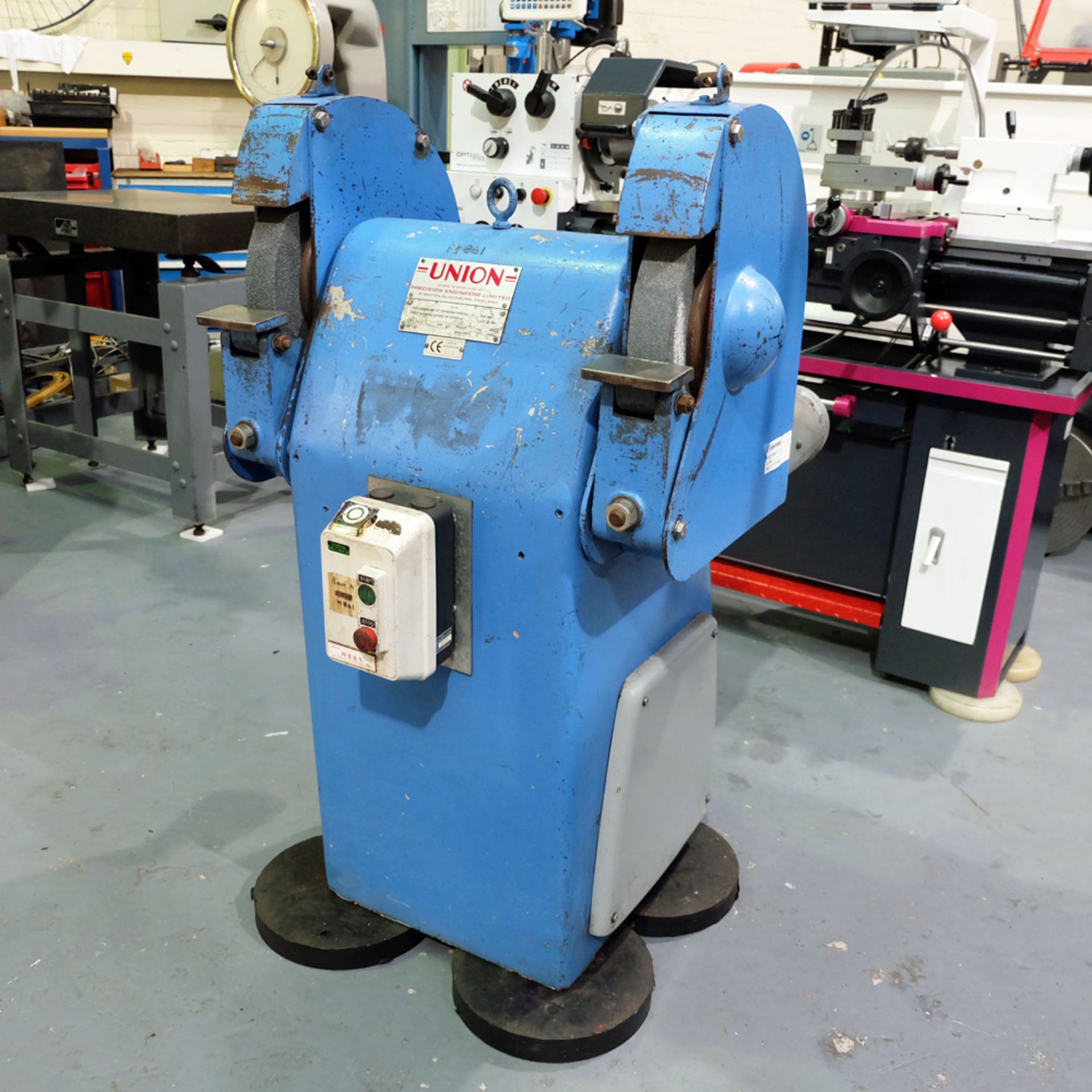 Union Type G16 Double Ended Tool Grinder. - Image 2 of 6