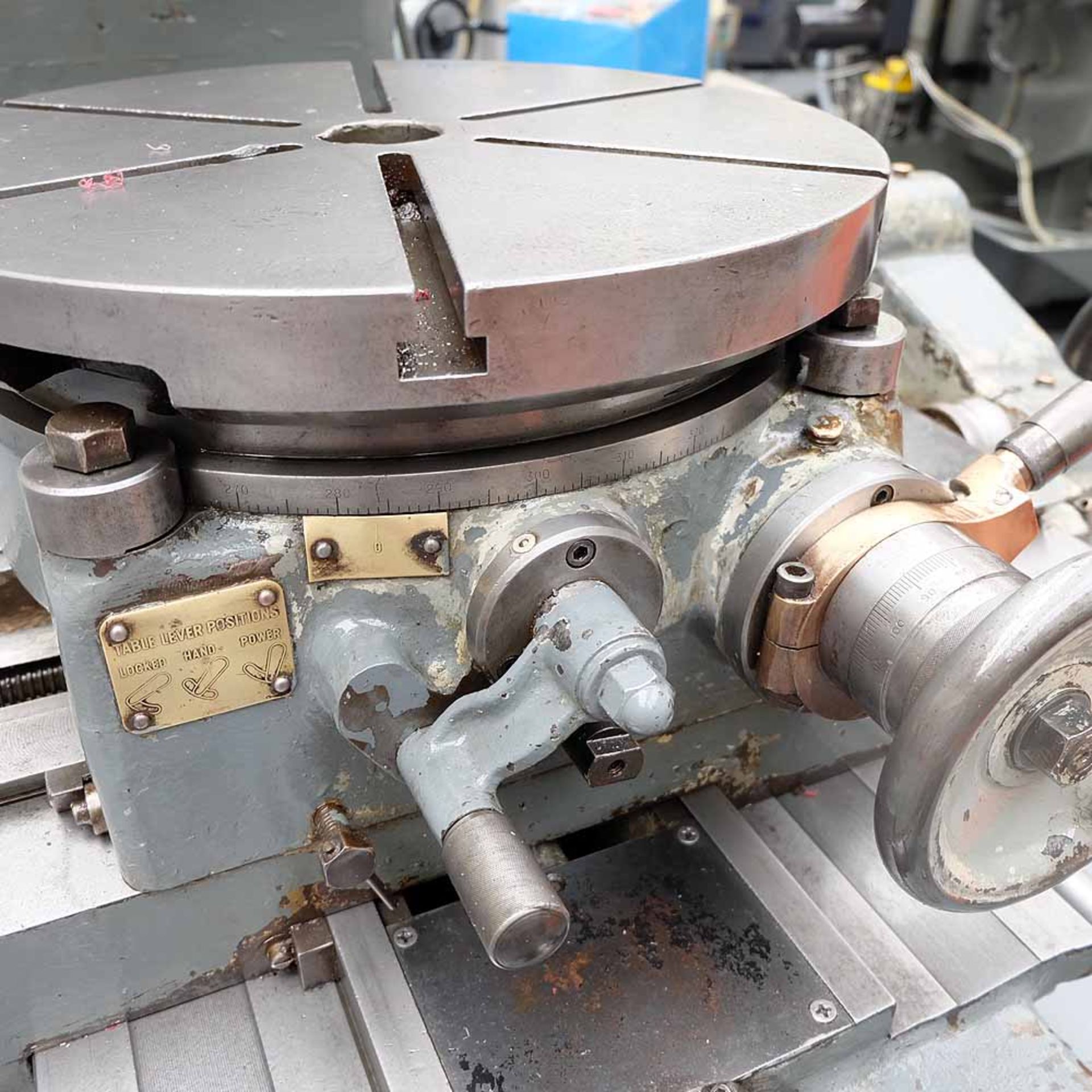 Burdett 6" Slotting Machine with Indexing Rotating Table. Table Size: 18" Diameter. - Image 8 of 13