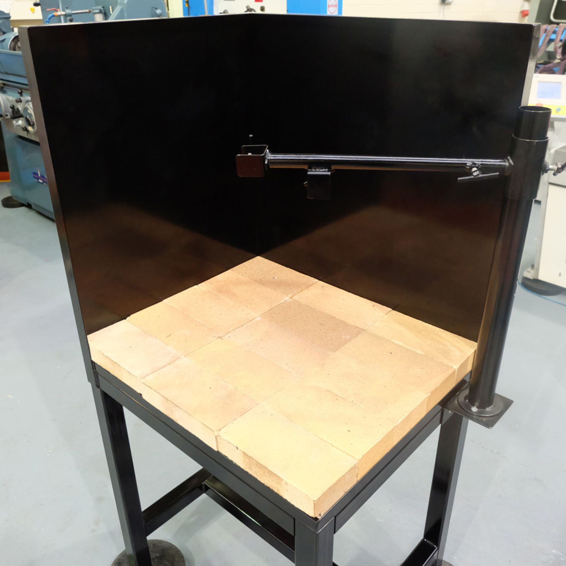 Brazing Hearth with Adjustable Arm. Working Area 690 x 575mm. Working Height 860mm. - Image 3 of 7