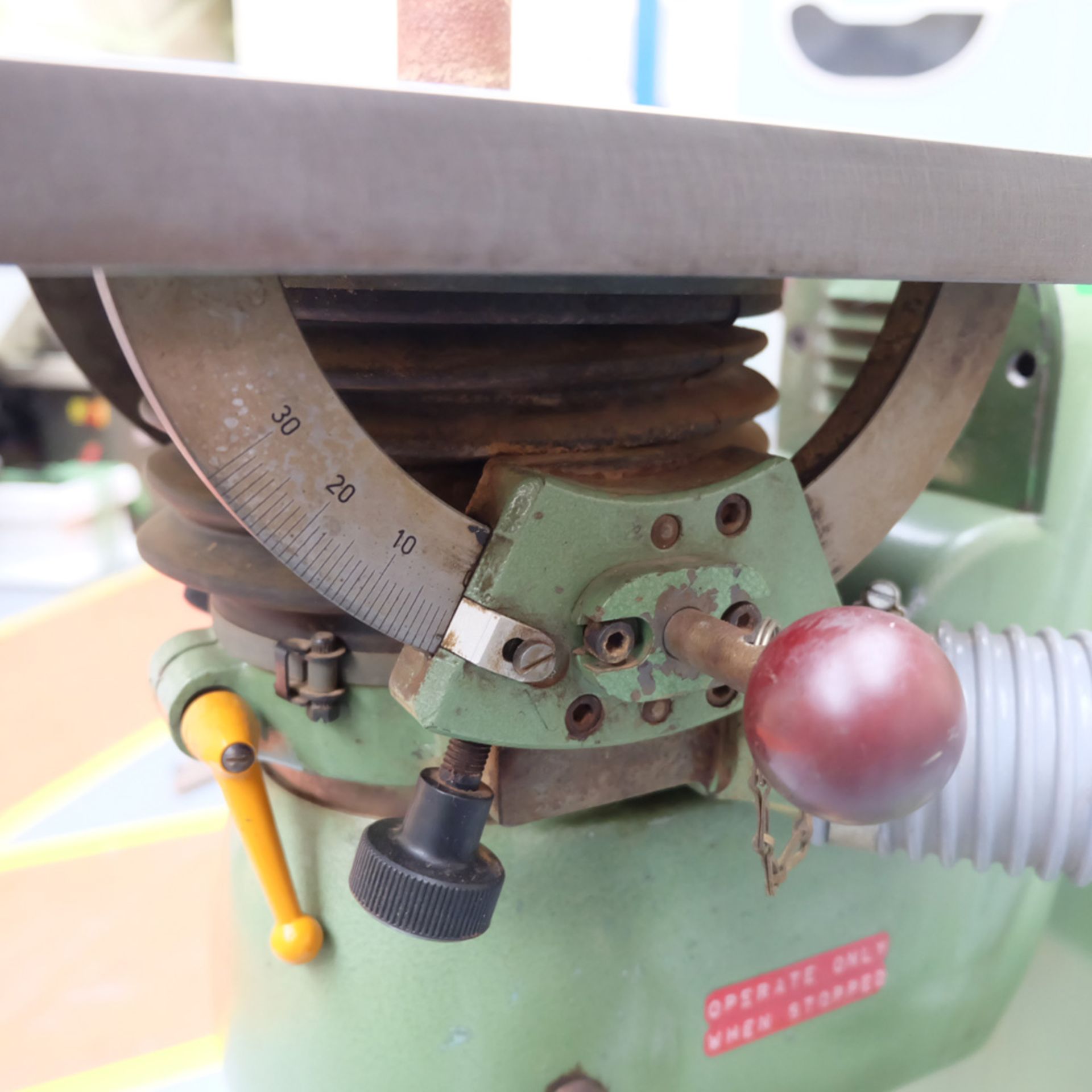 Fredrich Zimmermann Type SWZ 1 Disc and Bobbin Sander. Tilting Tables. Disc Size 350mm Diameter. - Image 11 of 11