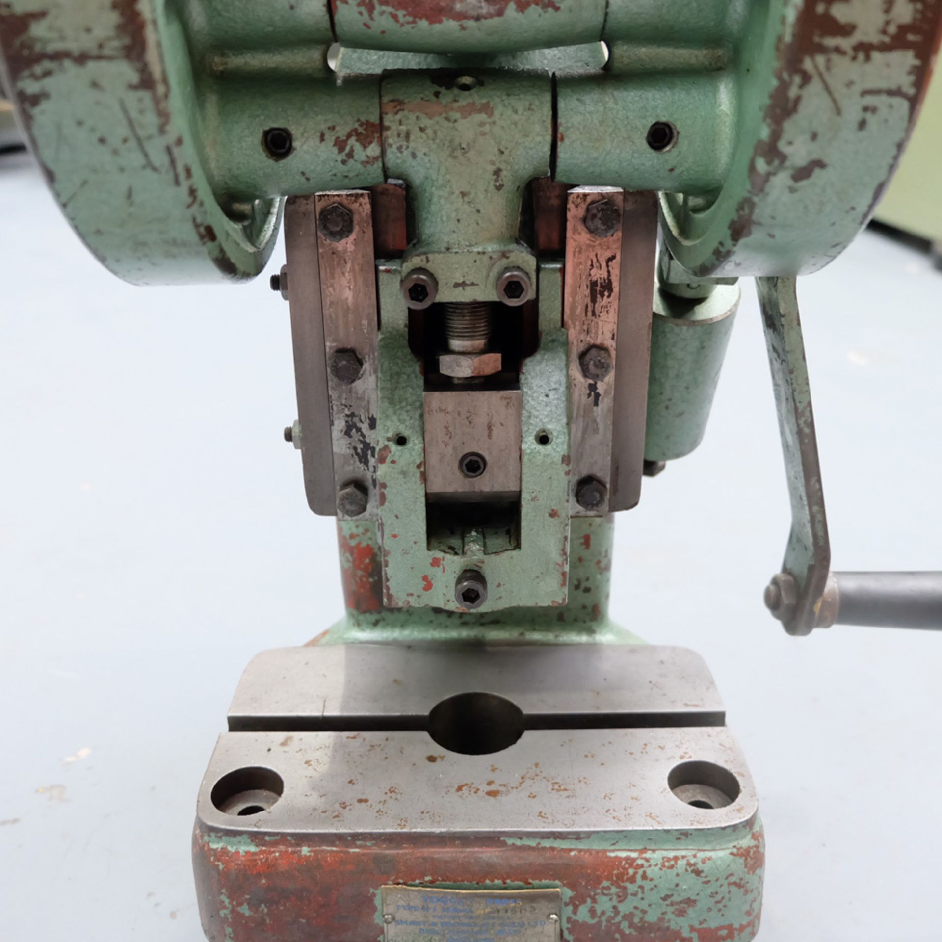 Smart & Brown Type H3 Bench Top Toggle Press. Throat Depth 2 1/4". Daylight 3". - Image 4 of 6