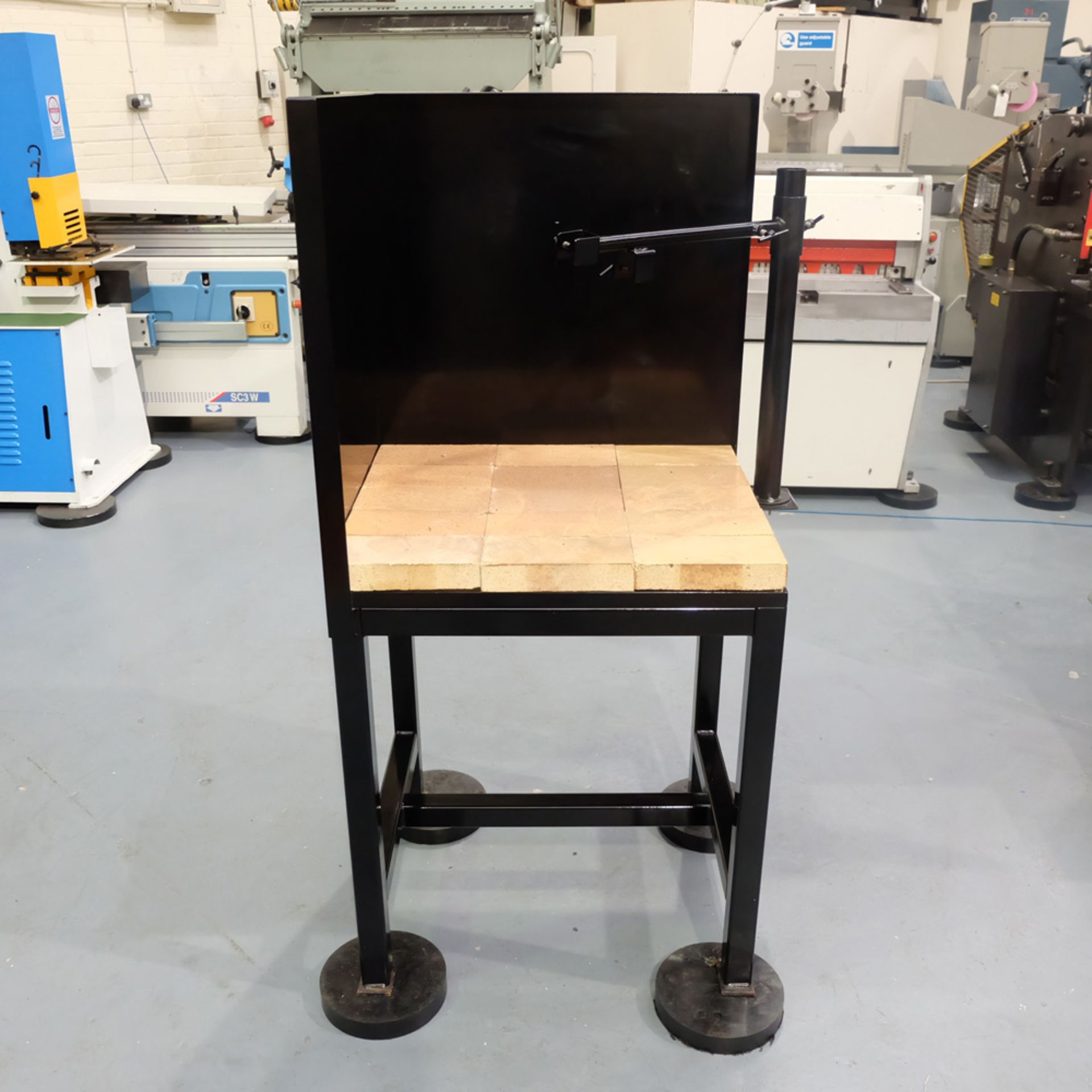 Brazing Hearth with Adjustable Arm. Working Area 690 x 575mm. Working Height 860mm. - Image 2 of 7