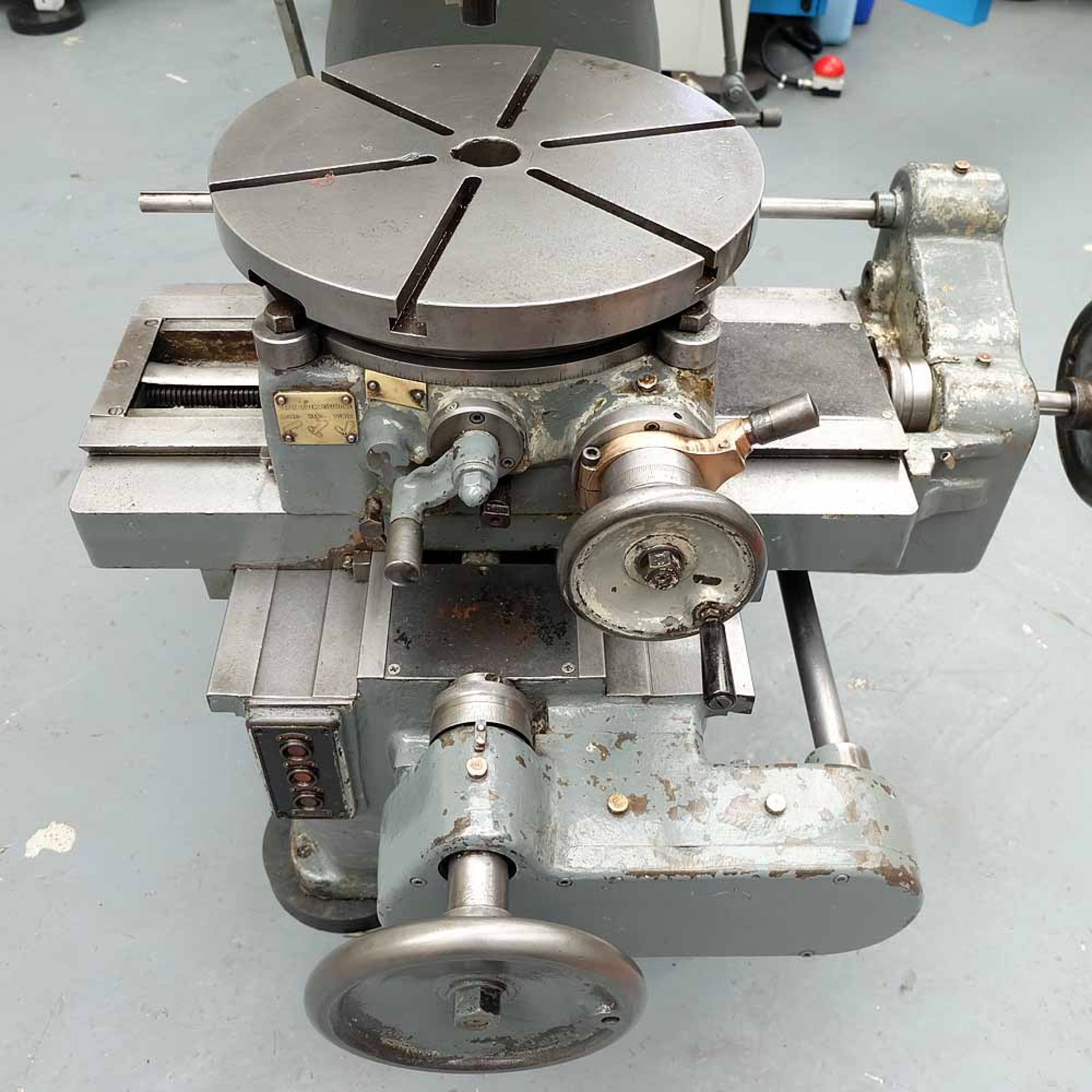 Burdett 6" Slotting Machine with Indexing Rotating Table. Table Size: 18" Diameter. - Image 6 of 13