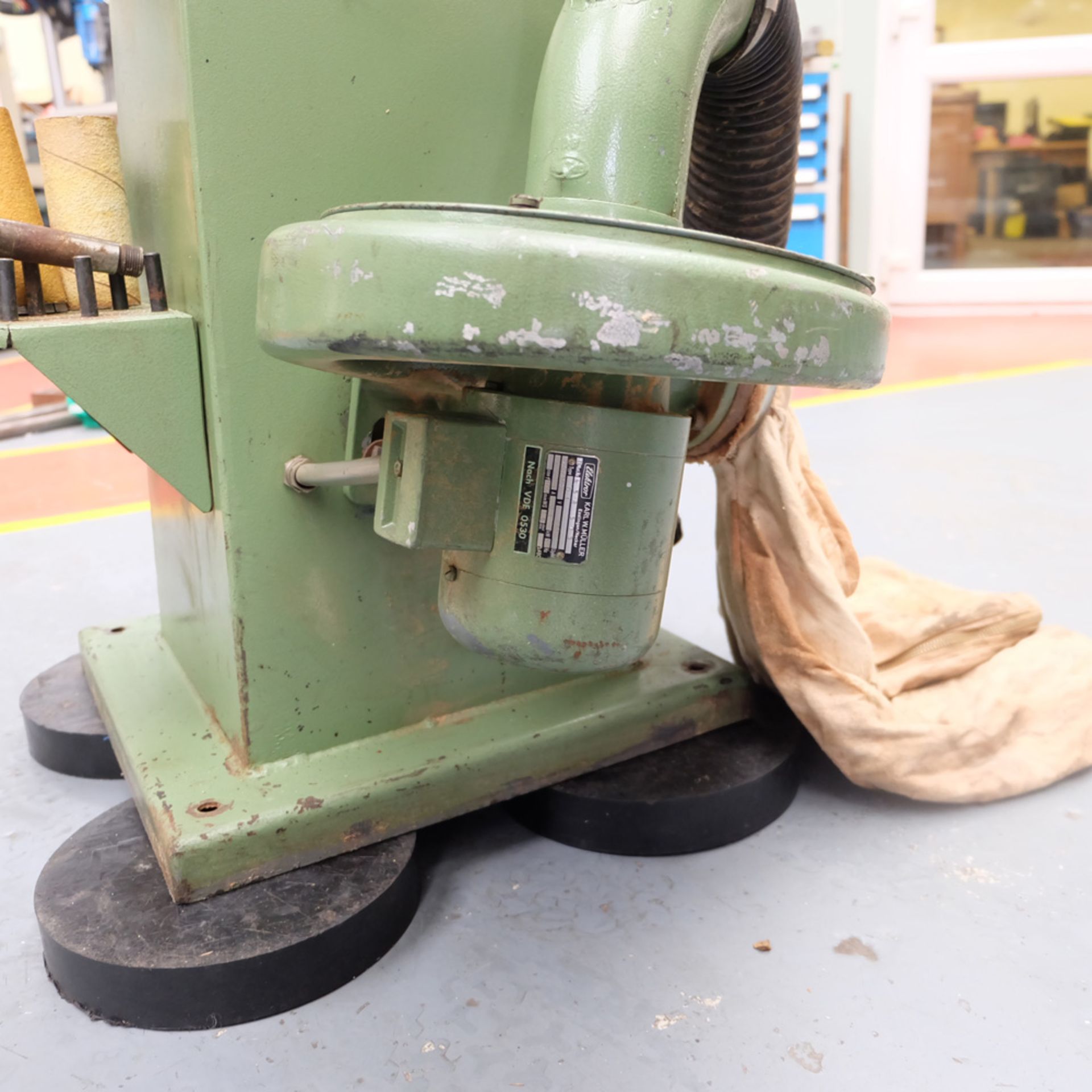 Fredrich Zimmermann Type SWZ 1 Disc and Bobbin Sander. Tilting Tables. Disc Size 350mm Diameter. - Image 10 of 11