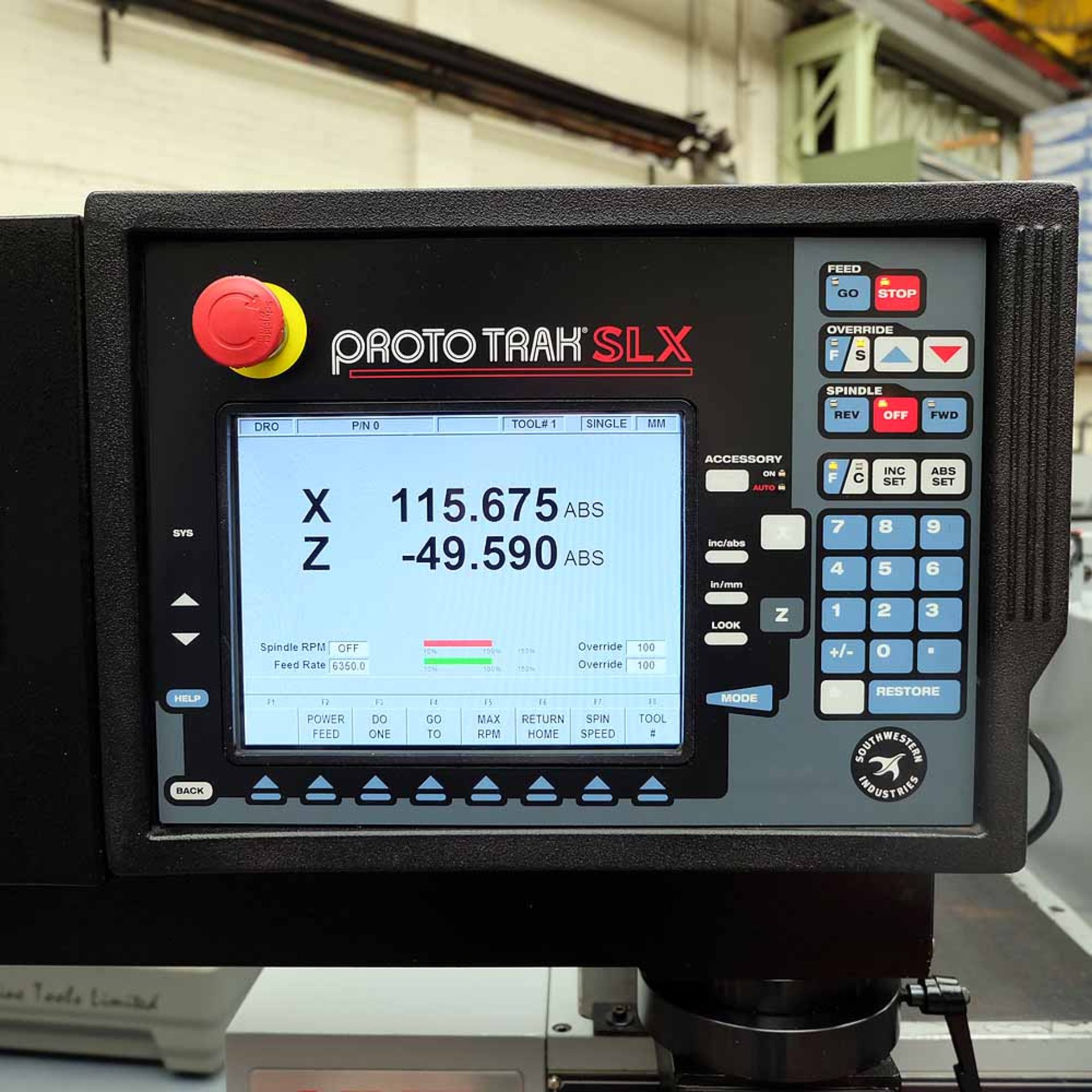 XYZ Proturn Model SLX 425 x 1.25M CNC Gap Bed Lathe. Year 2018 - Image 14 of 23