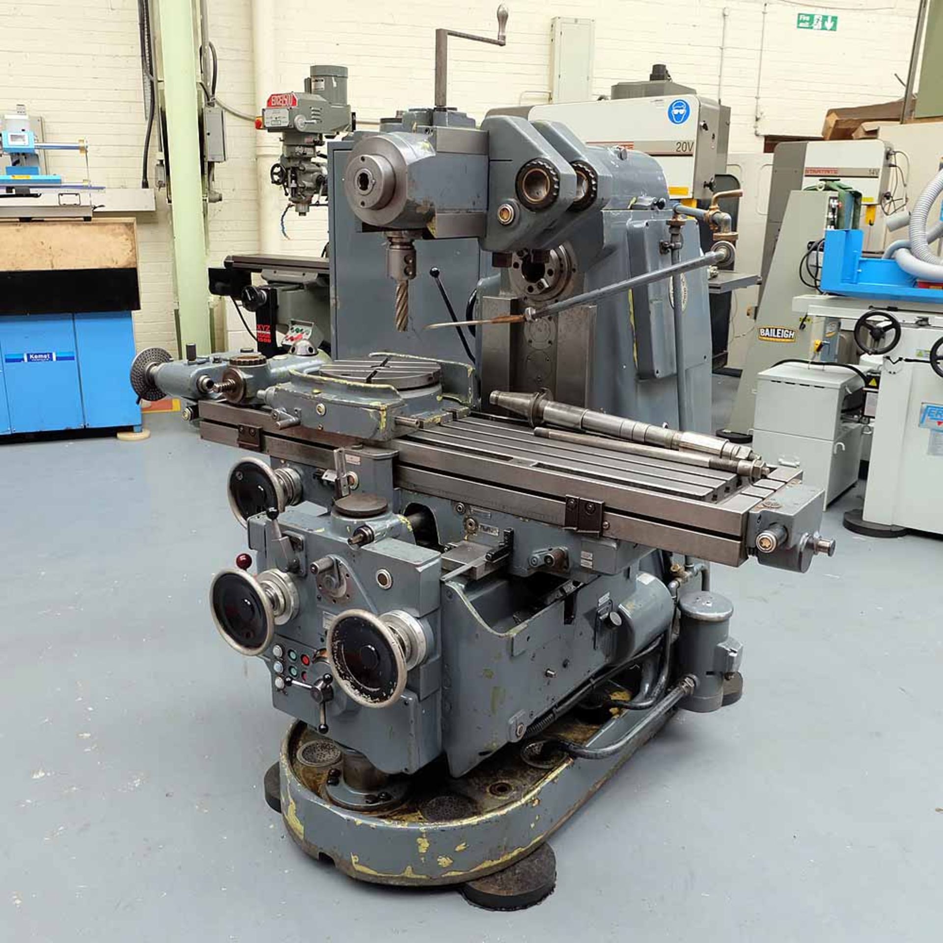 Starrag Rigid S-15 Horizontal Knee Type Mill.