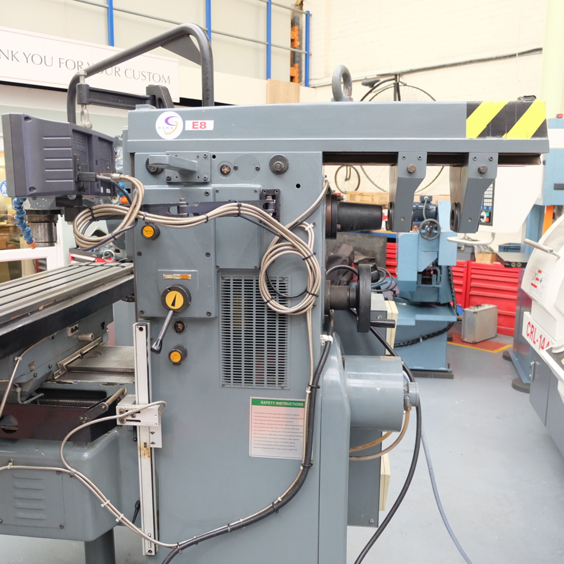 Ajax Model 2A Mk V Universal Milling Machine. Table Size 1250mm x 280mm. - Image 6 of 12