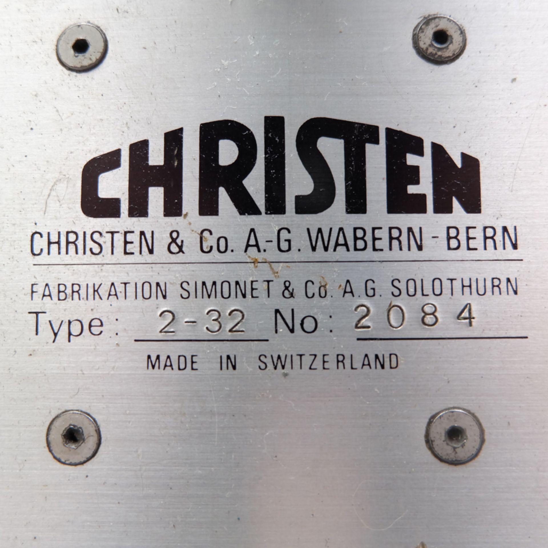 Christen Type 2-32 Twist Drill Grinding Machine. Capacity 2-32mm. Angles 60 - 180 Degrees - Image 10 of 15