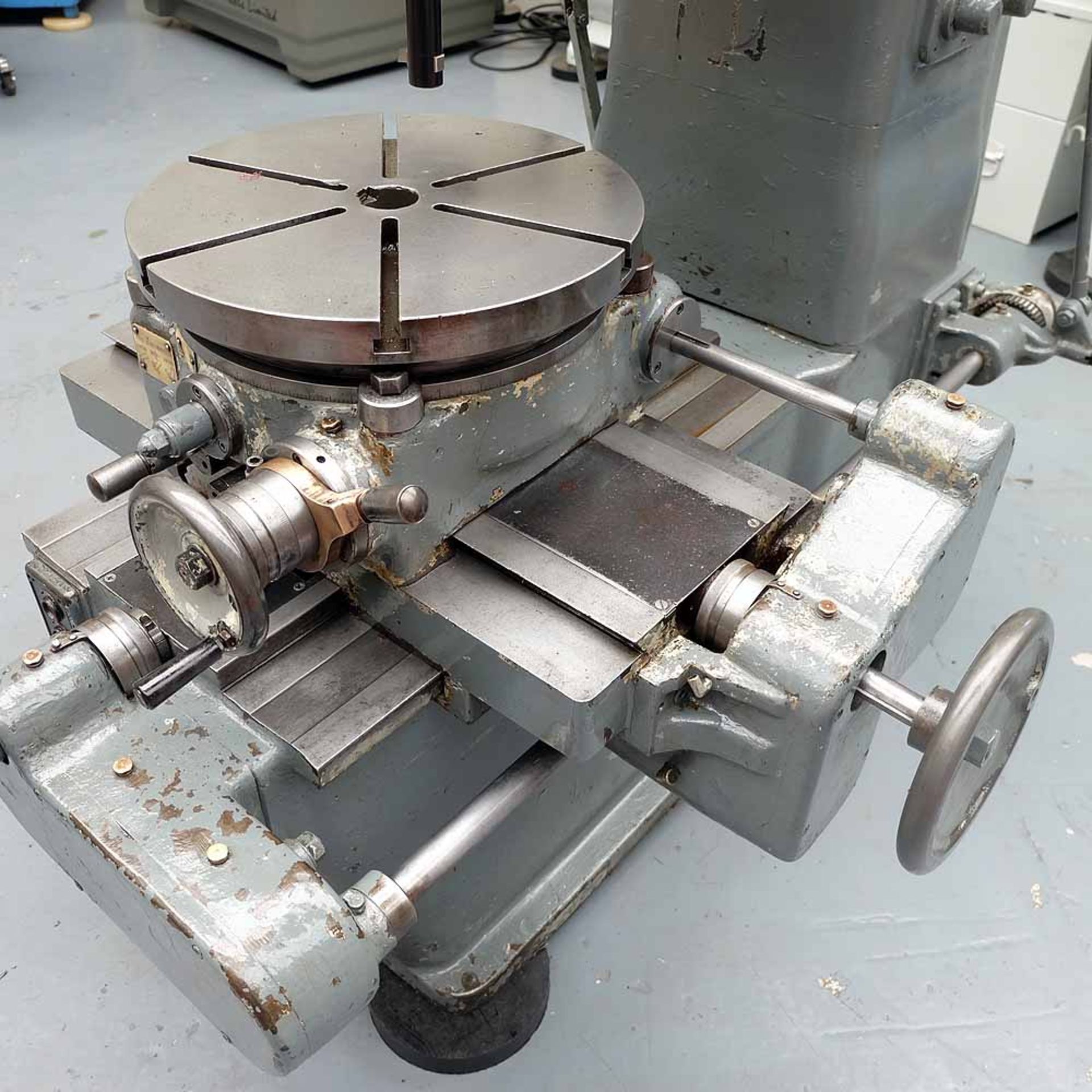 Burdett 6" Slotting Machine with Indexing Rotating Table. Table Size: 18" Diameter. - Image 7 of 13