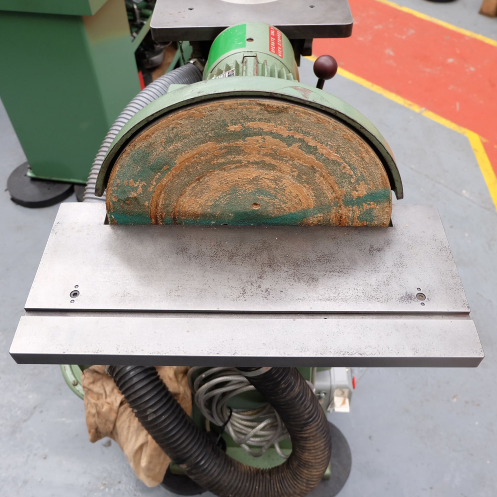 Fredrich Zimmermann Type SWZ 1 Disc and Bobbin Sander. Tilting Tables. Disc Size 350mm Diameter. - Image 5 of 11