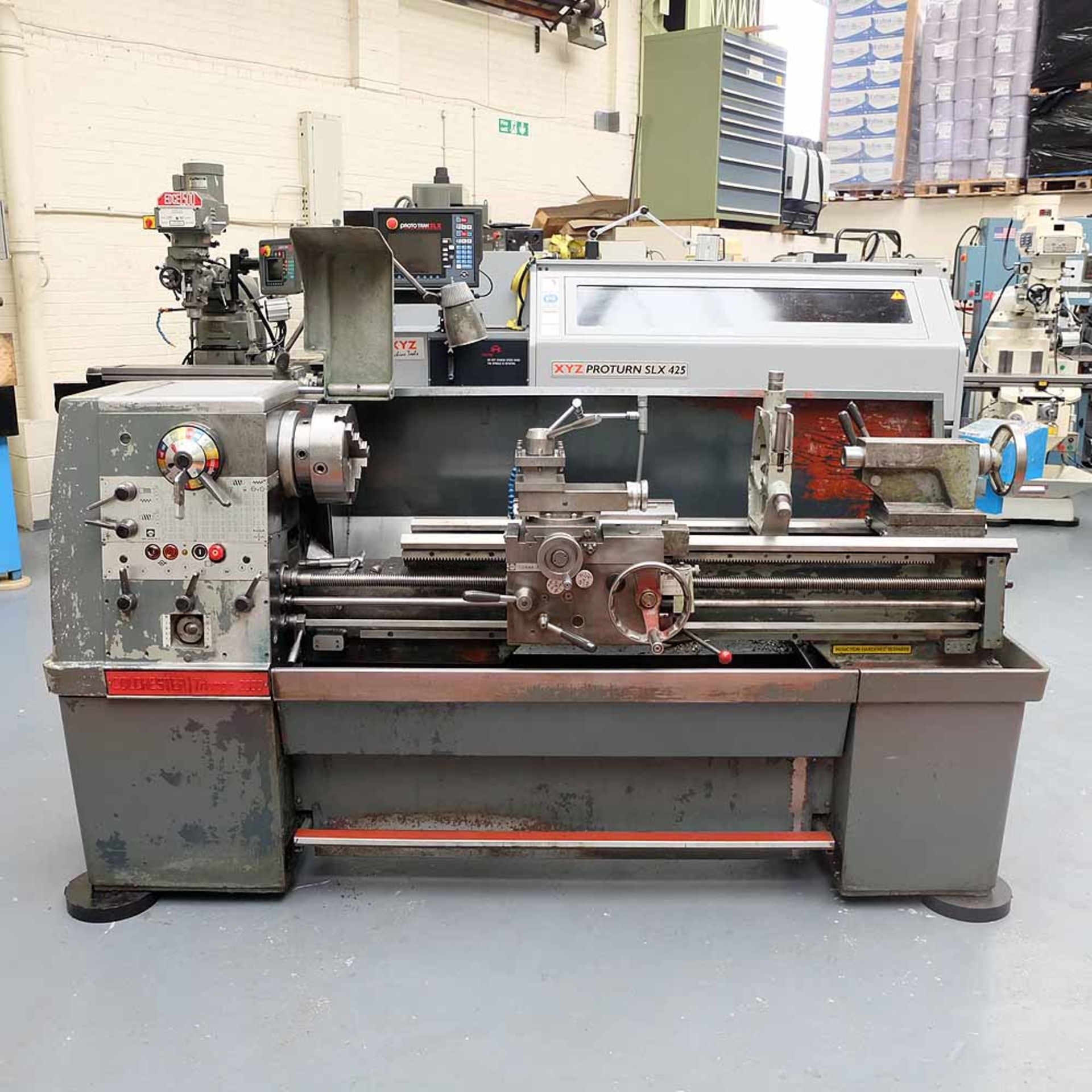 Colchester Triumph 2000 Gap Bed Centre Lathe. Capacity 15" Diameter x 50" Between Centres.