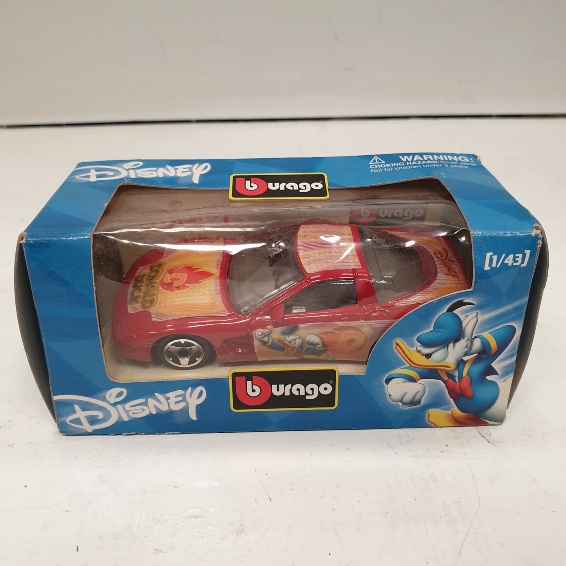 DISNEY Collection BBURAGO SPA Car Model. Scale 1/43. In Original Packaging. Made in Italy.