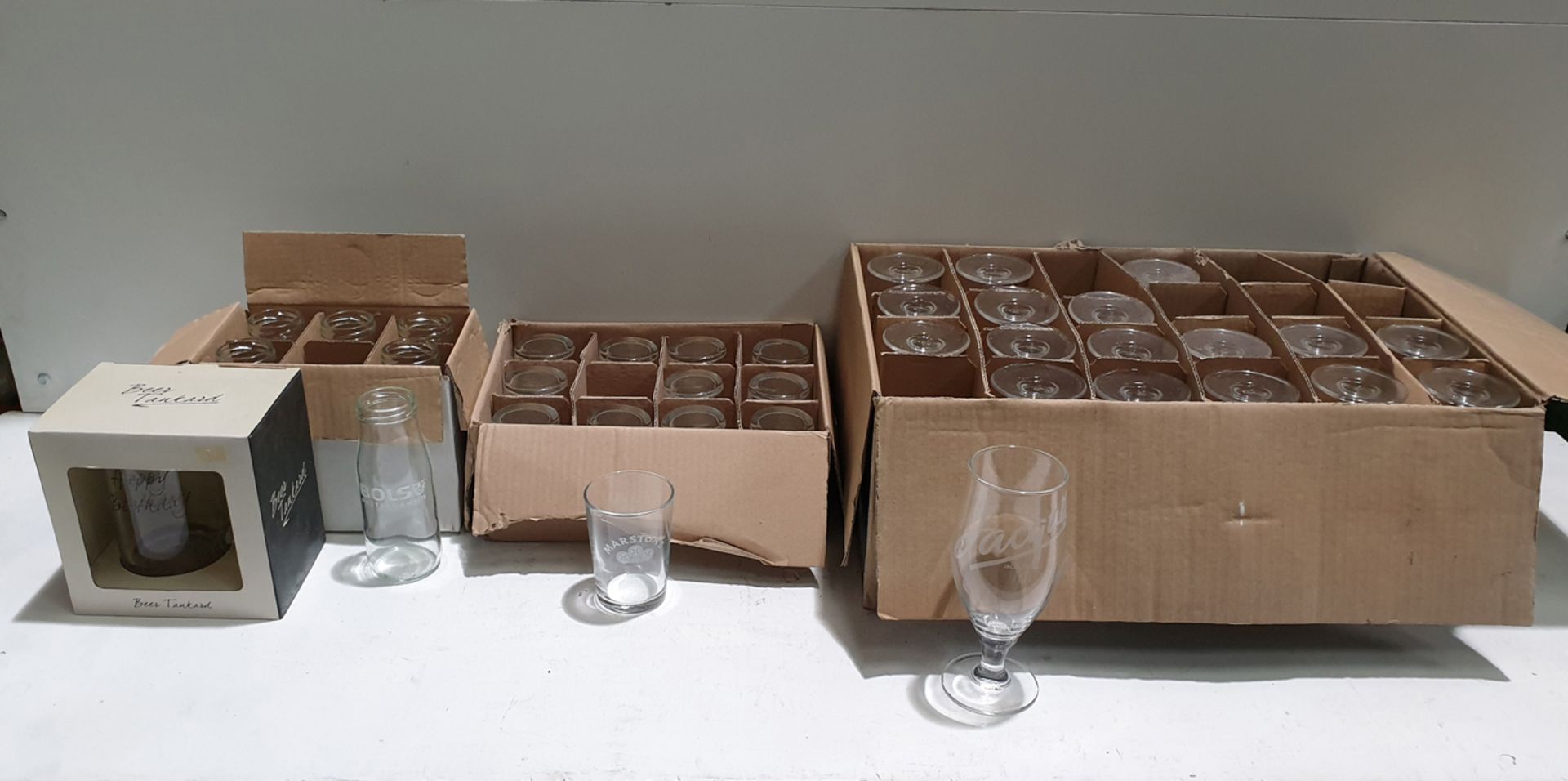 Large Selection of Glasses.