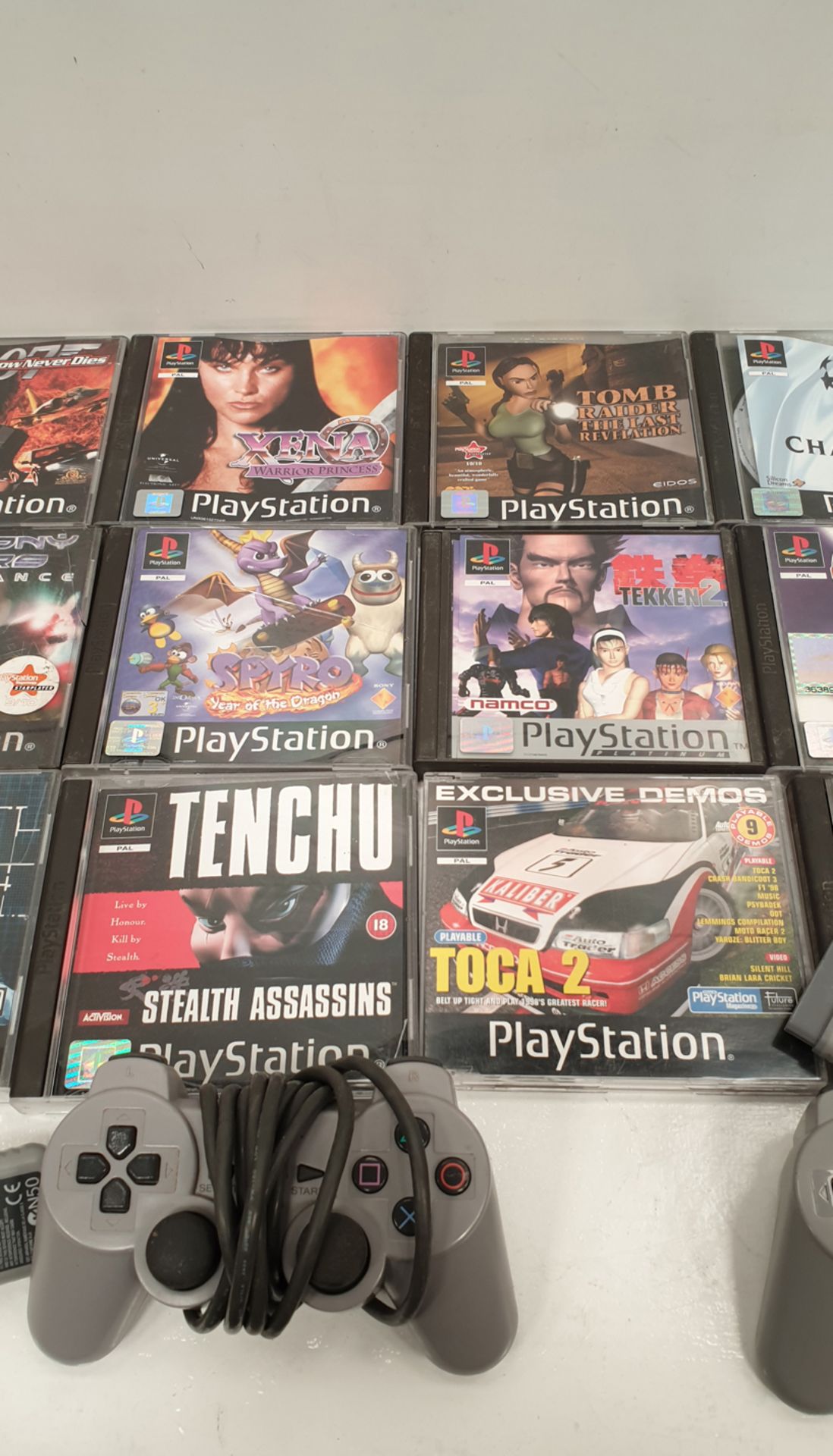 Large Selection of Playstation 1 Games including 2 x Controllers. - Image 3 of 6