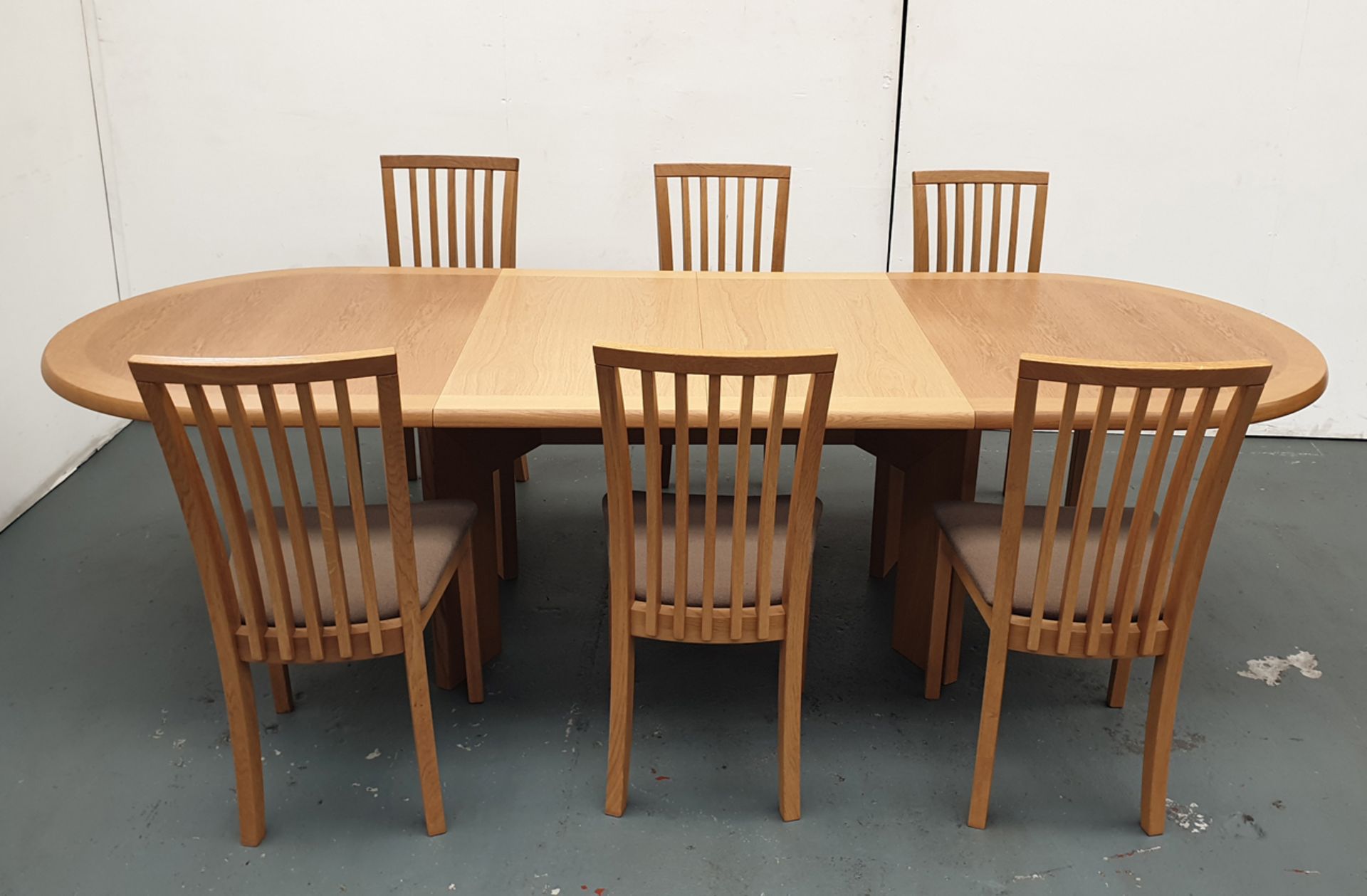 skovby Solid Wood Extendable Dining Table & Chairs. - Image 5 of 14